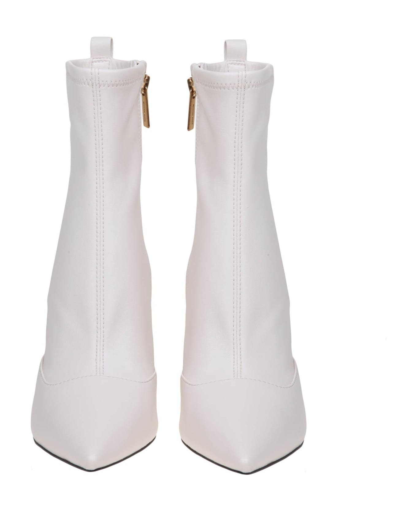 MICHAEL Michael Kors Clara Ankle Boots - Cream