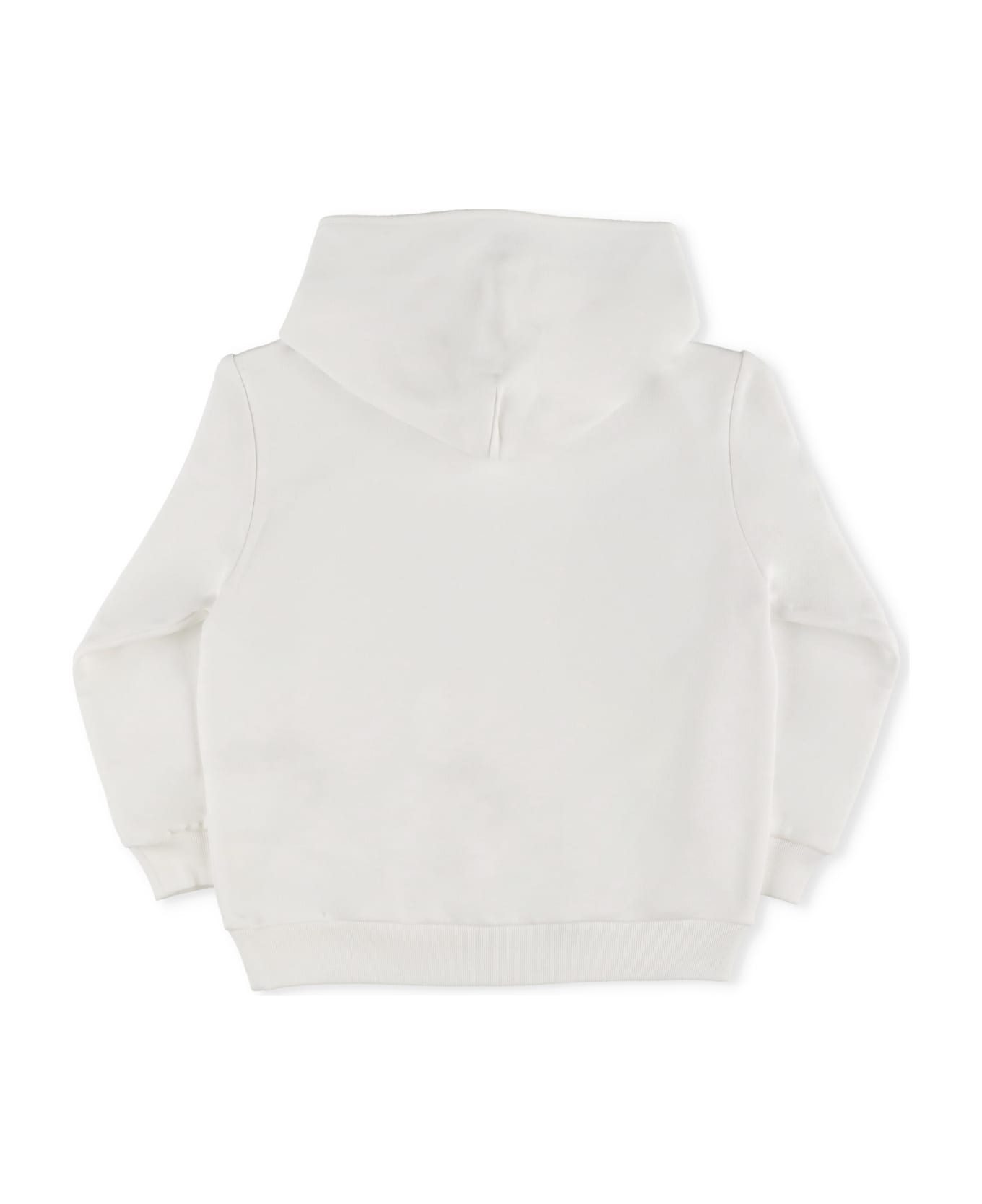 Il Gufo Hoodie With Embroidery - White