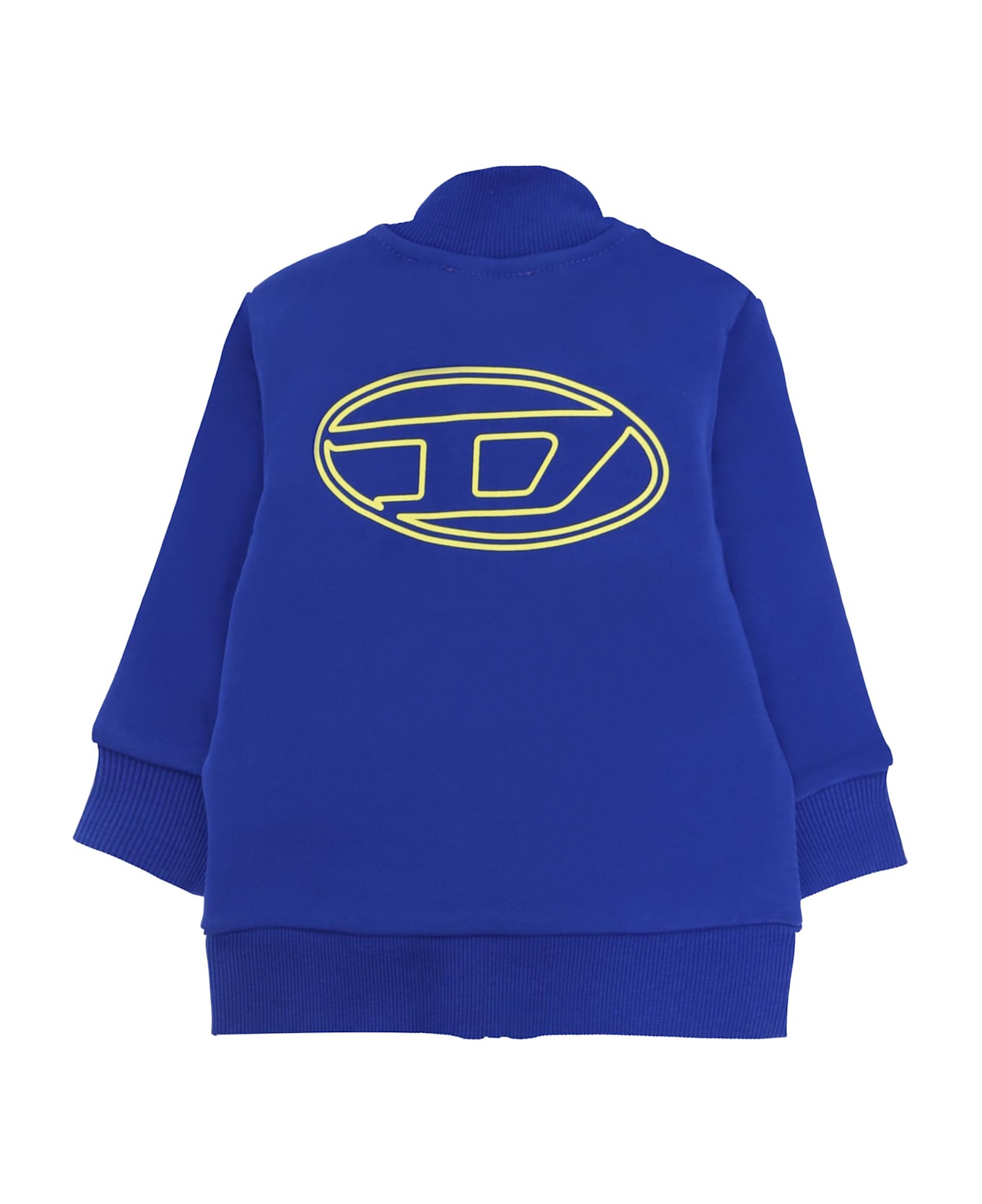 Diesel Blue Sweatshirt For Baby Boy With Logo - Blue