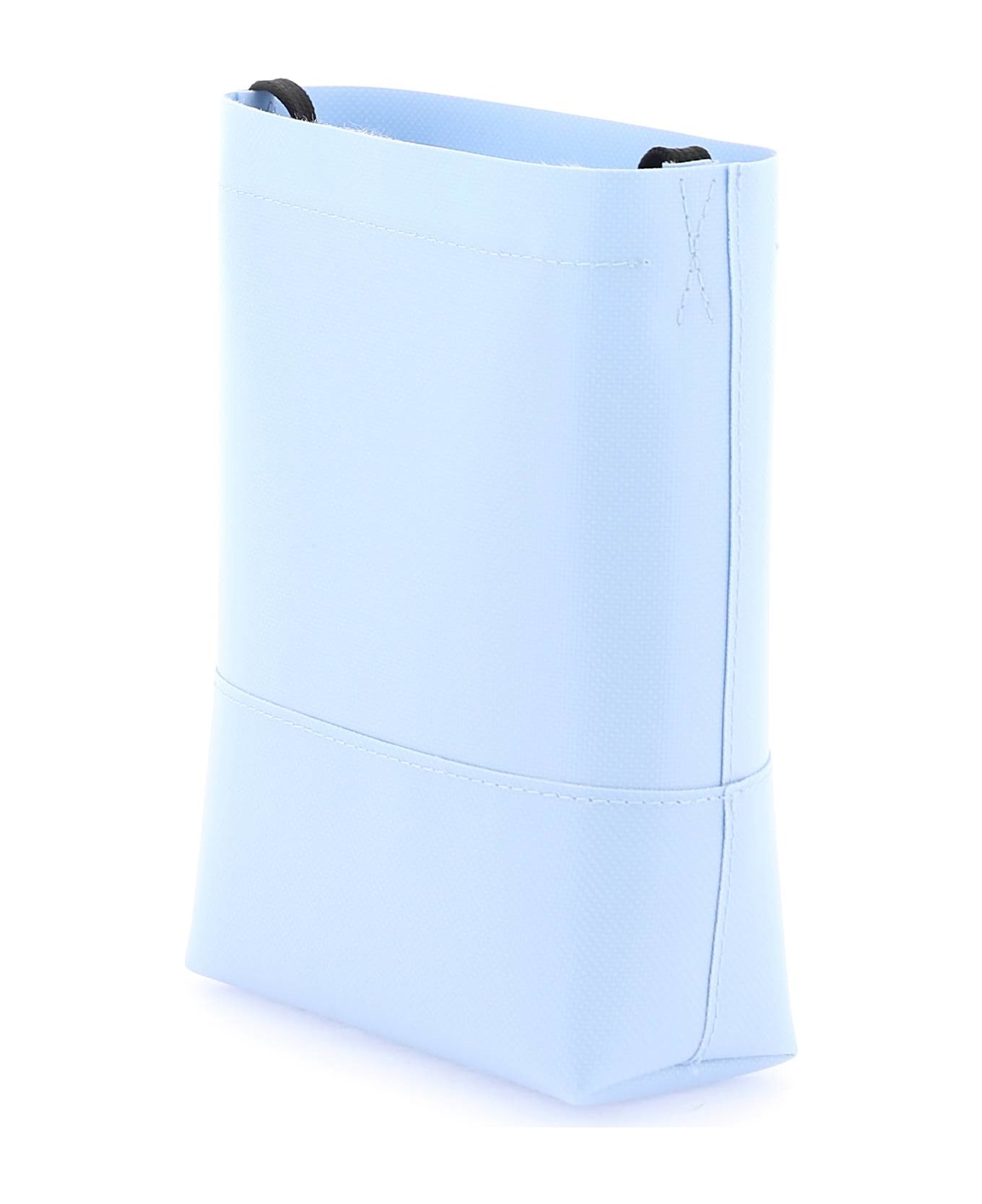 Marni Coated Canvas Crossbody Bag - LIGHT BLUE (Light blue)