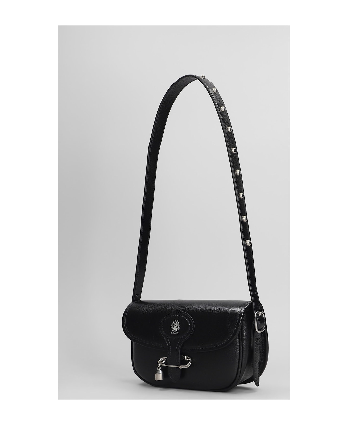 Bally Beckett Cross Shoulder Bag In Black Leather - black