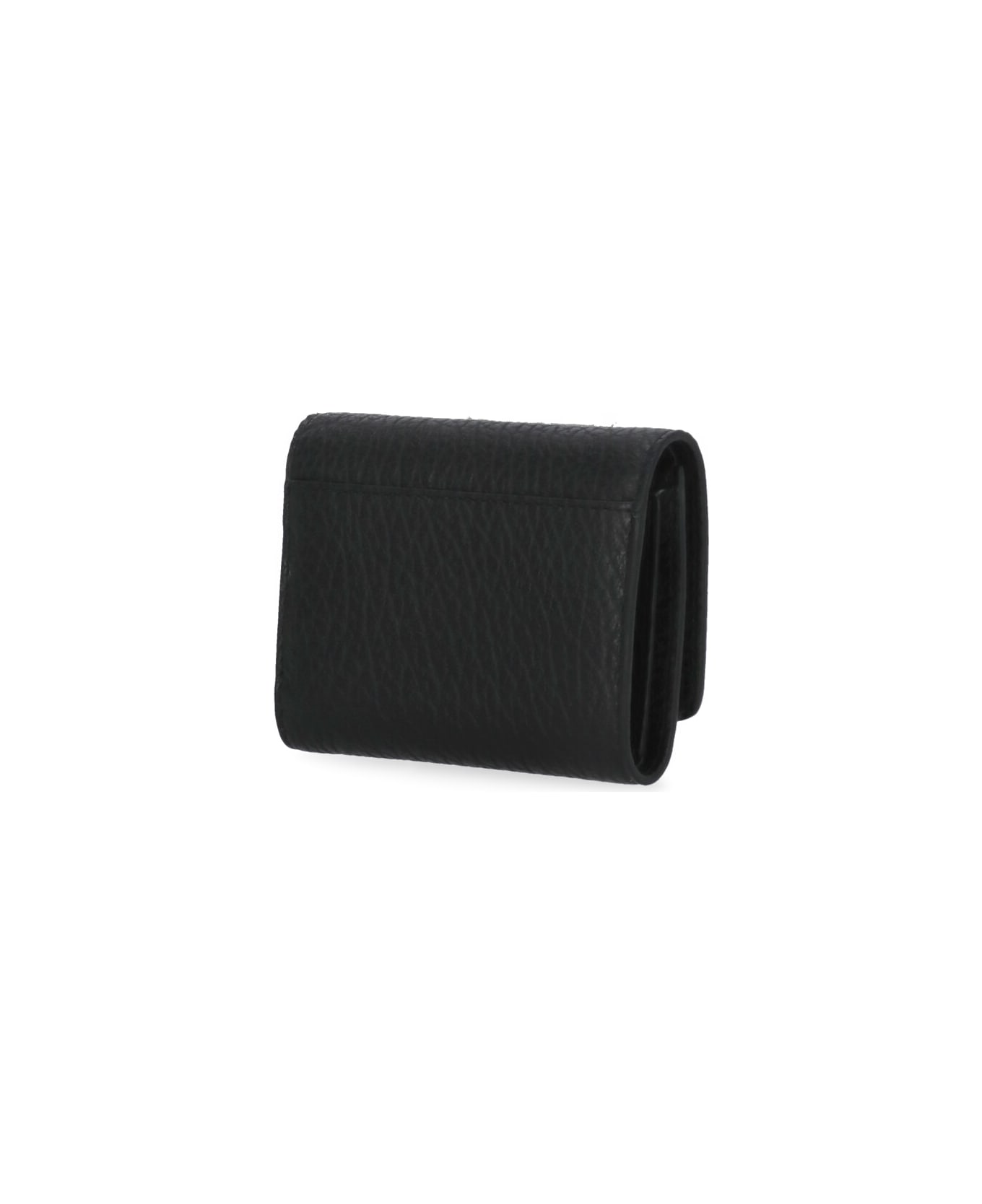 Maison Margiela Tri-fold Buttoned Wallet - Black