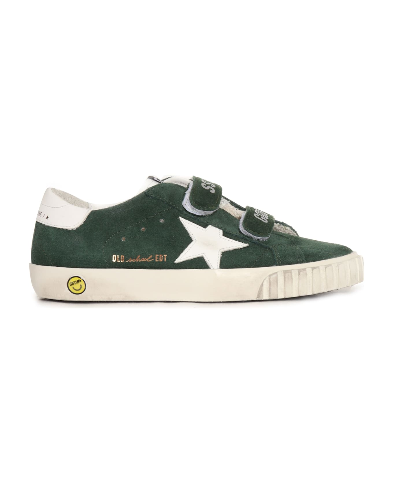Golden Goose Old School With Double Foxing Suede Upper Leather Tongue Star And Heel - GREEN