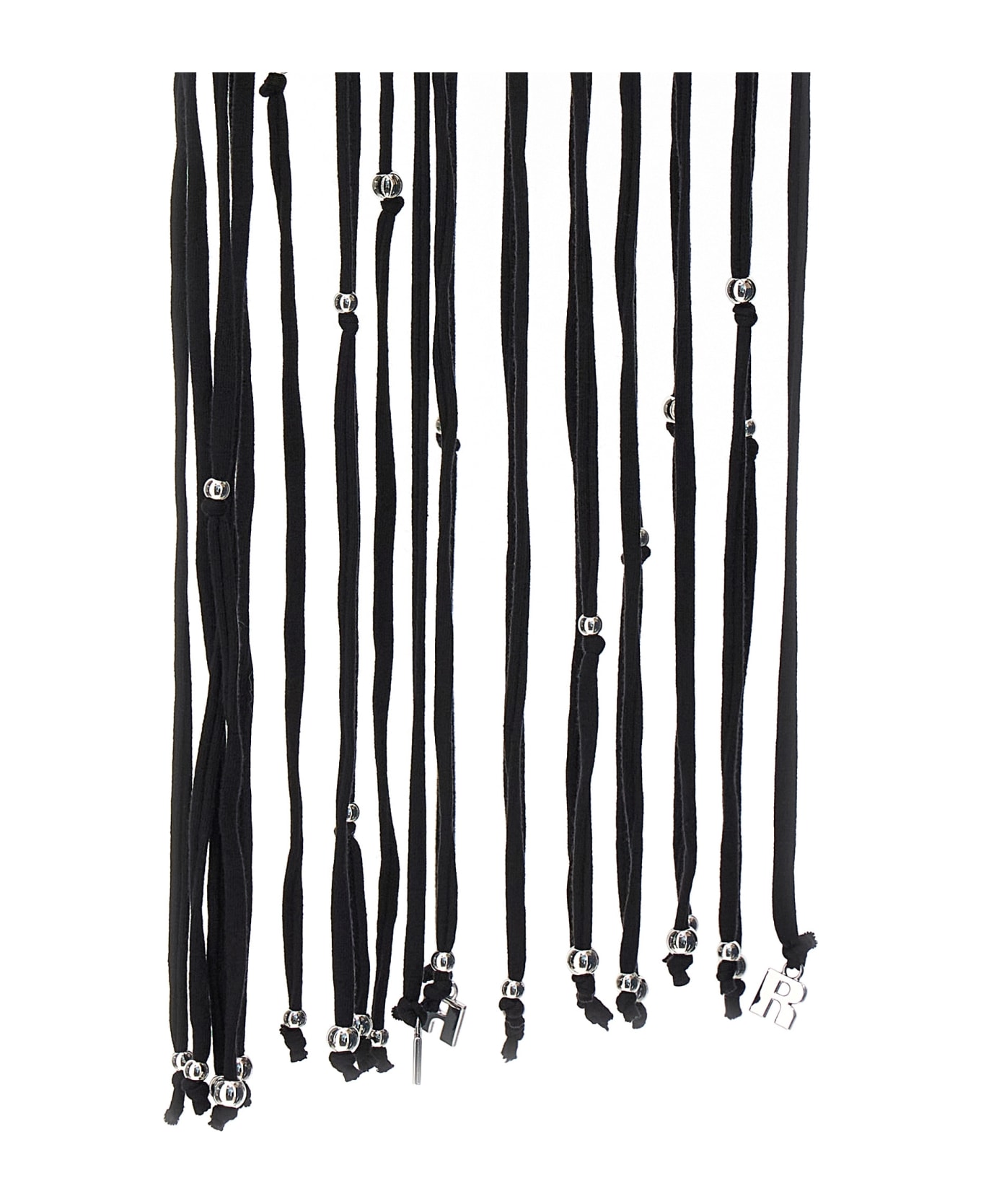 Rotate by Birger Christensen Sunday Capsule Beads Fringed Skirt - Black   スカート