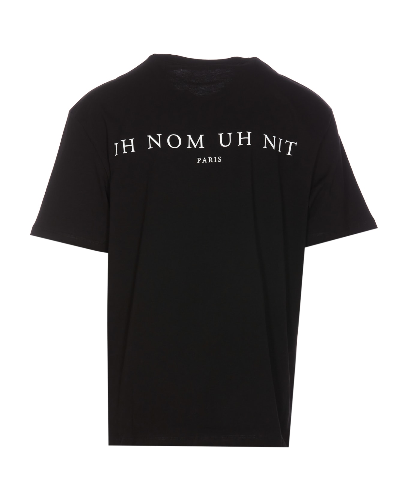 ih nom uh nit Logo T-shirt - Black シャツ
