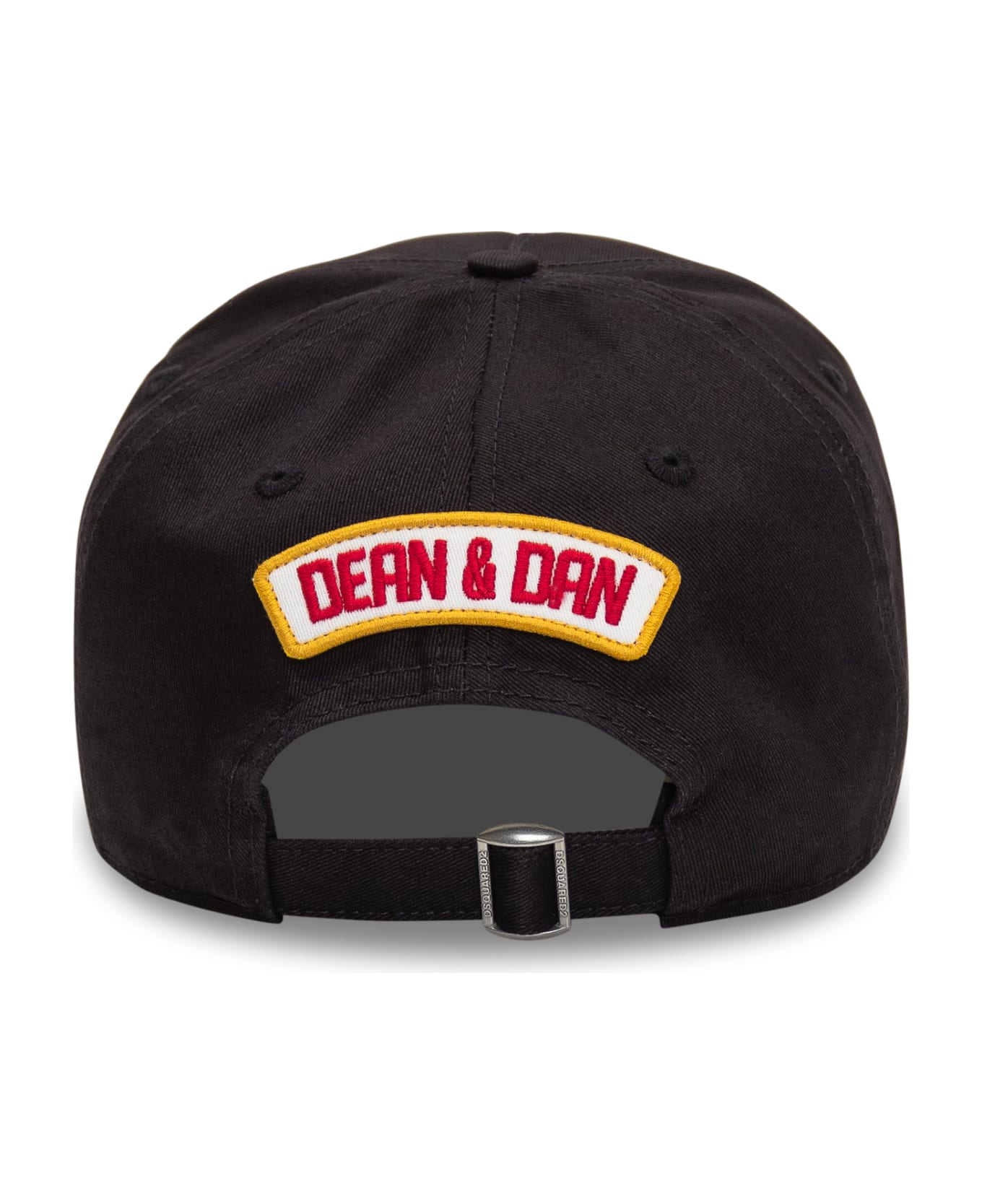 Dsquared2 Black Baseball Cap With Patch - Black