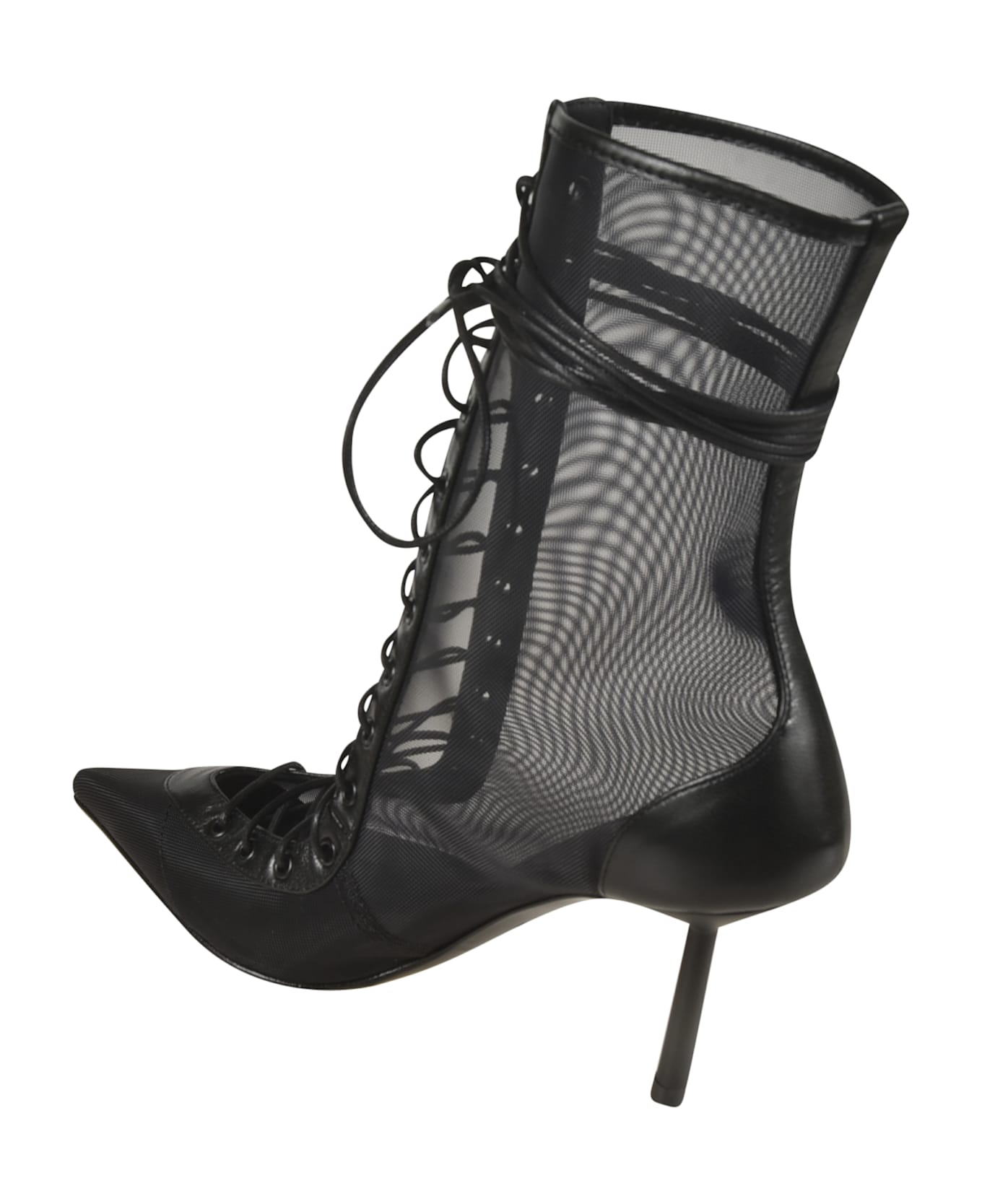 Le Silla See-through Lace-up Sneakers - Black