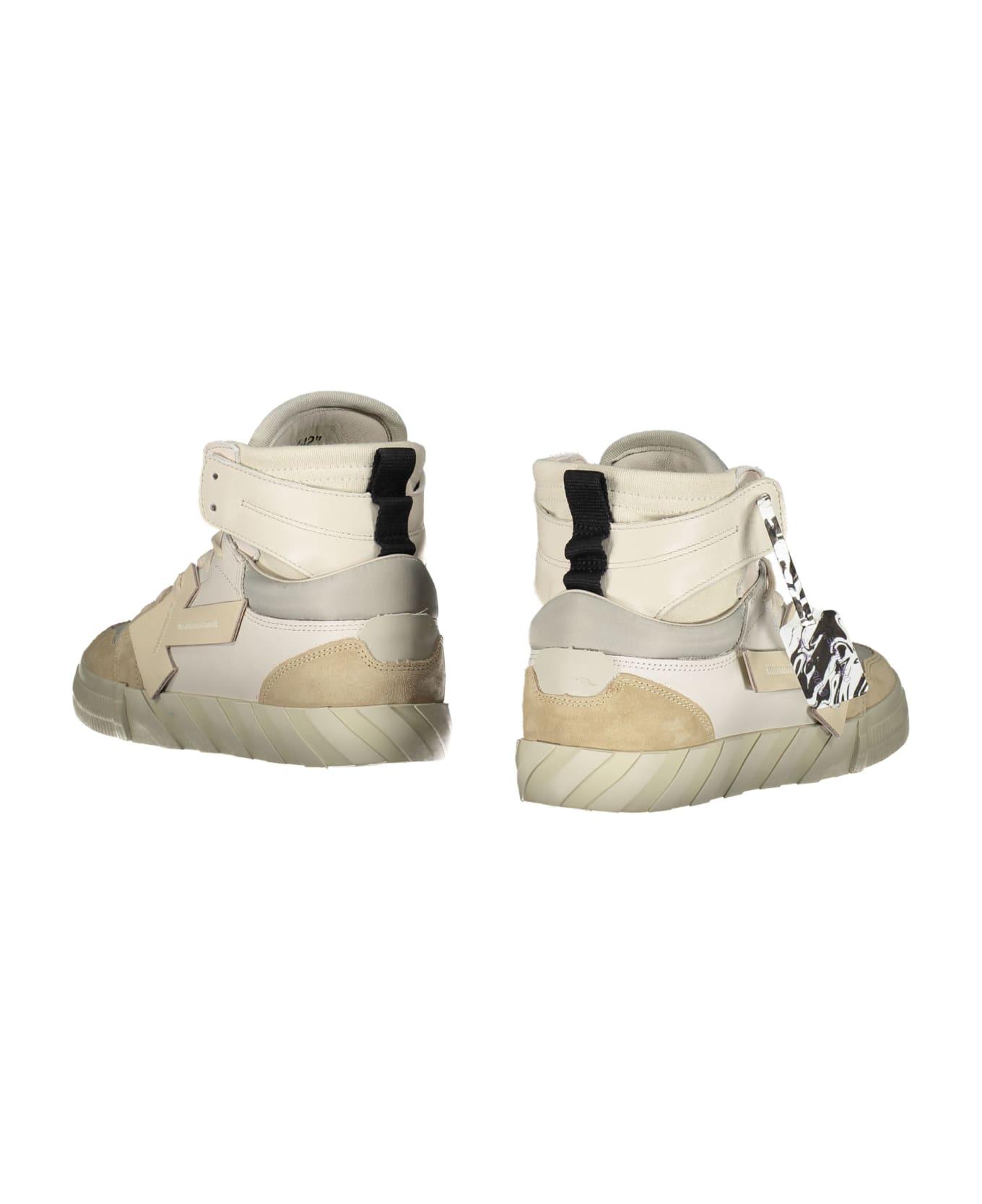 Off-White High-top Sneakers - Beige スニーカー