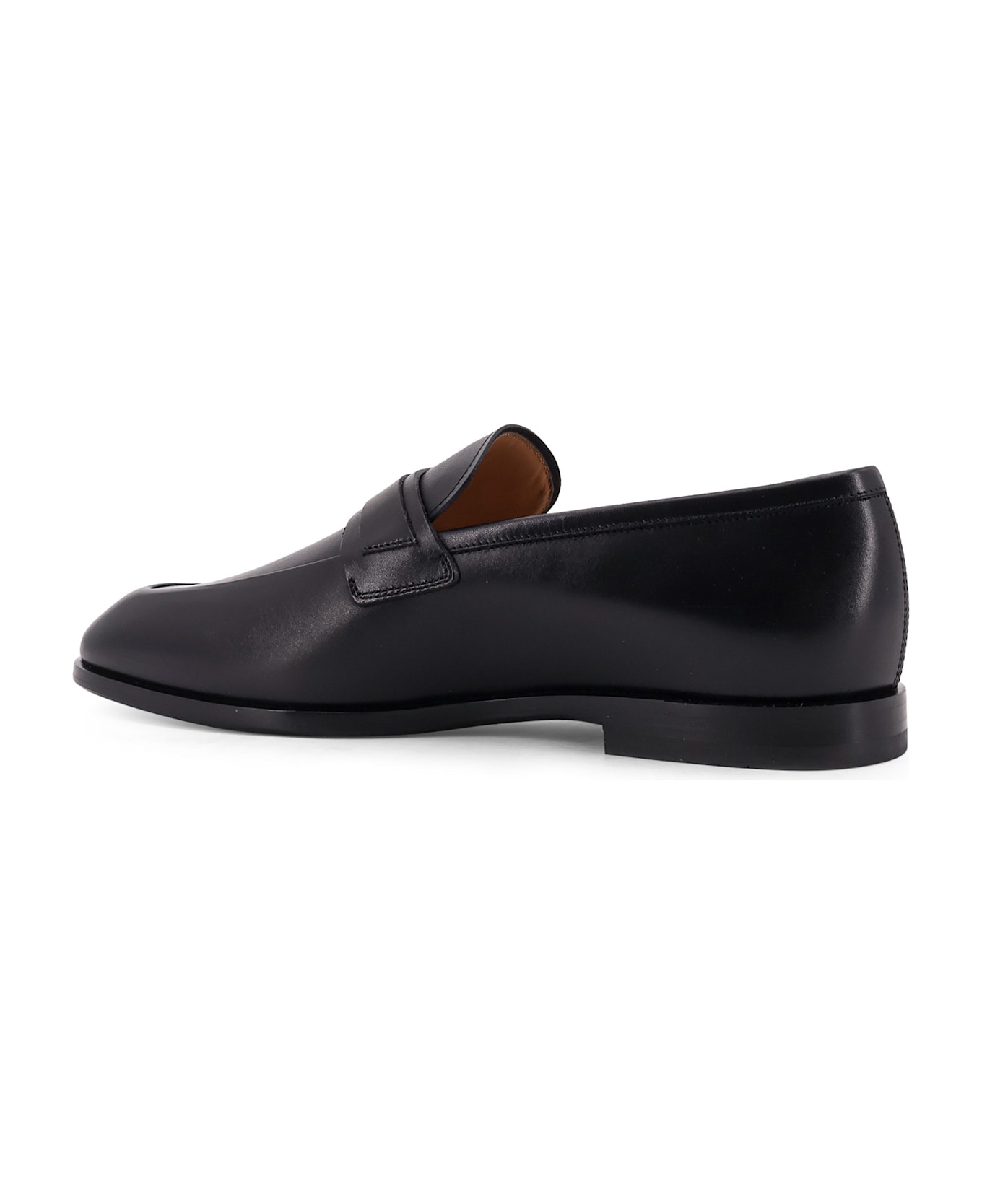 Ferragamo Florio Leather Loafers - Black