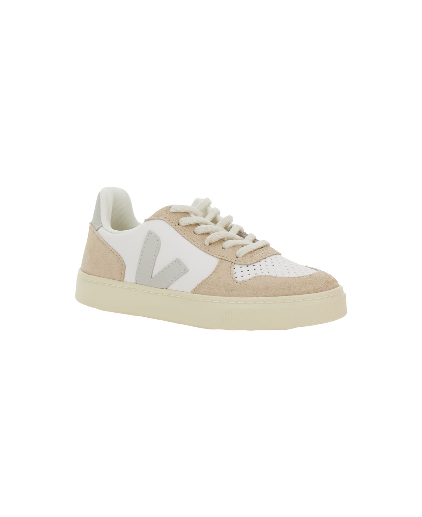 Veja Small V-10 Laces - White
