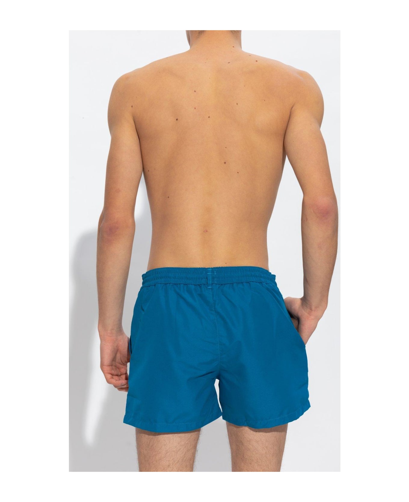 Paul Smith Swimming Shorts With Patch - Blue 水着