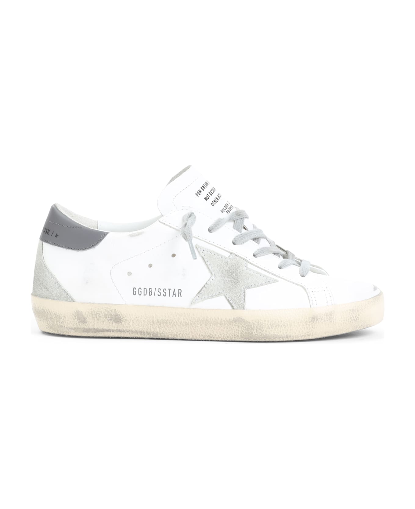Golden Goose Superstar Sneakers - White Ice Dark Gray