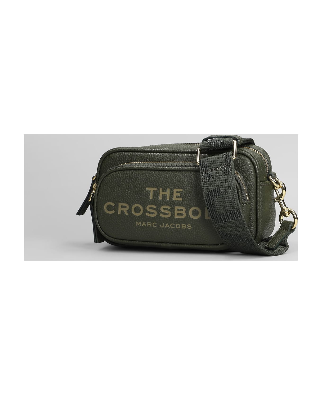 Marc Jacobs The Crossbody Shoulder Bag In Green Leather - green