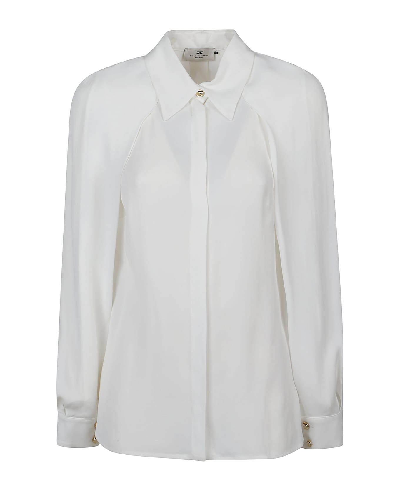 Elisabetta Franchi Long Sleeve Shirt - Avorio