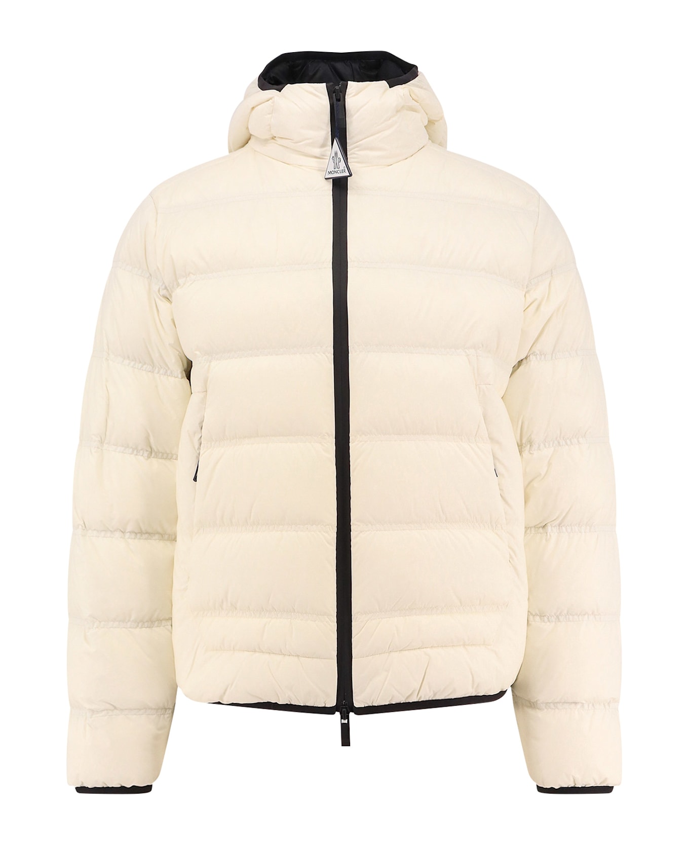 Moncler Gardy Padded Hooded Jacket - White