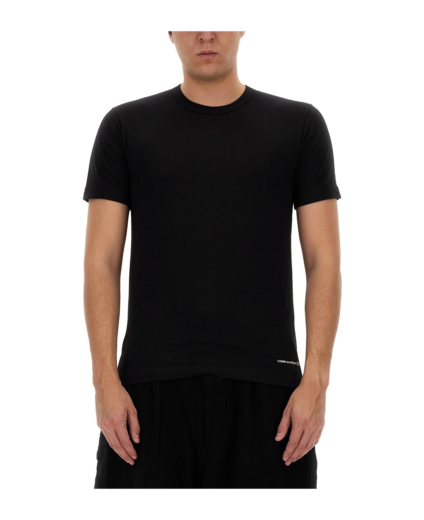Comme des Garçons T-shirt With Logo - Black
