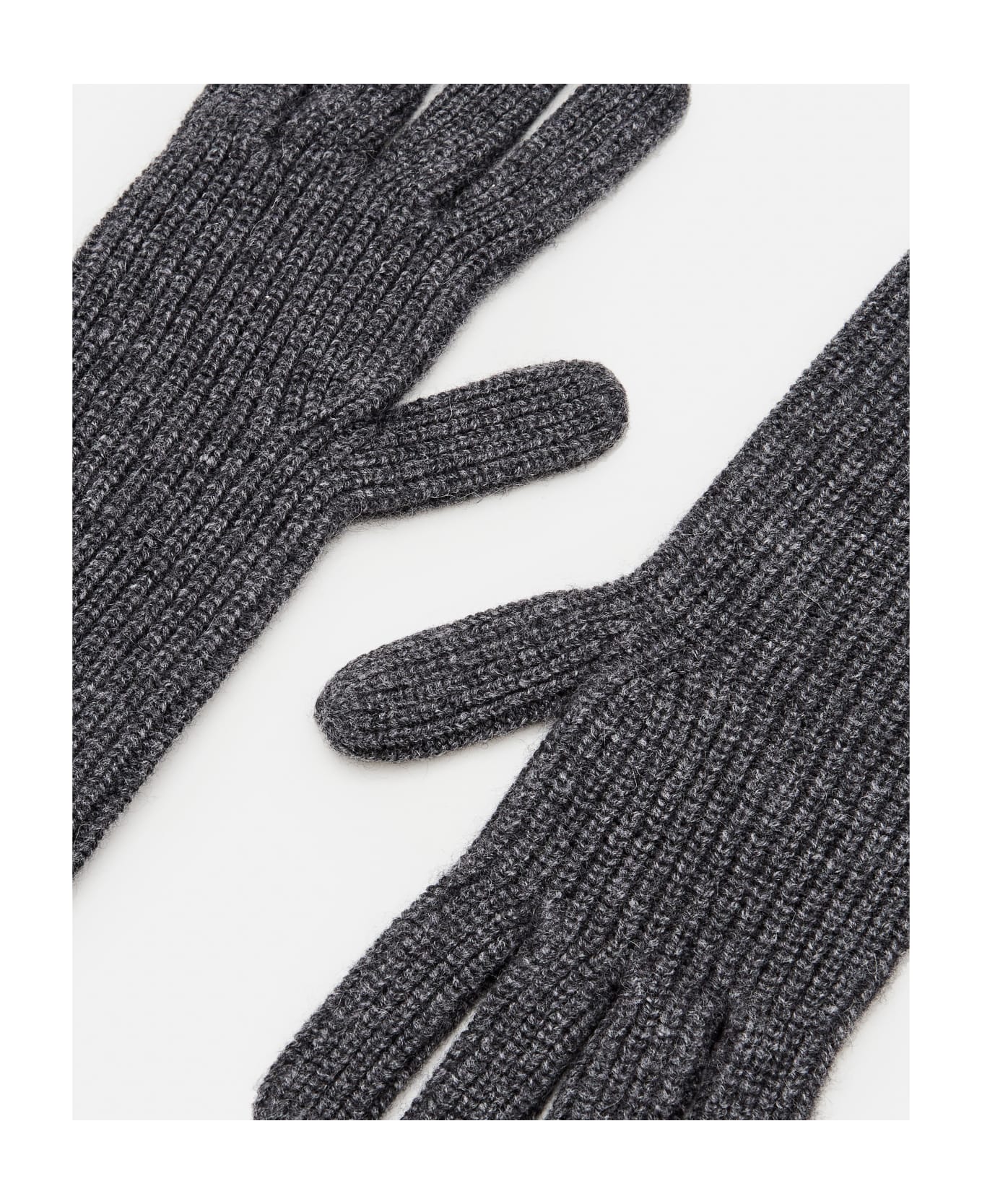 Loulou Studio Cashmere Mittens - Anthracite Melange