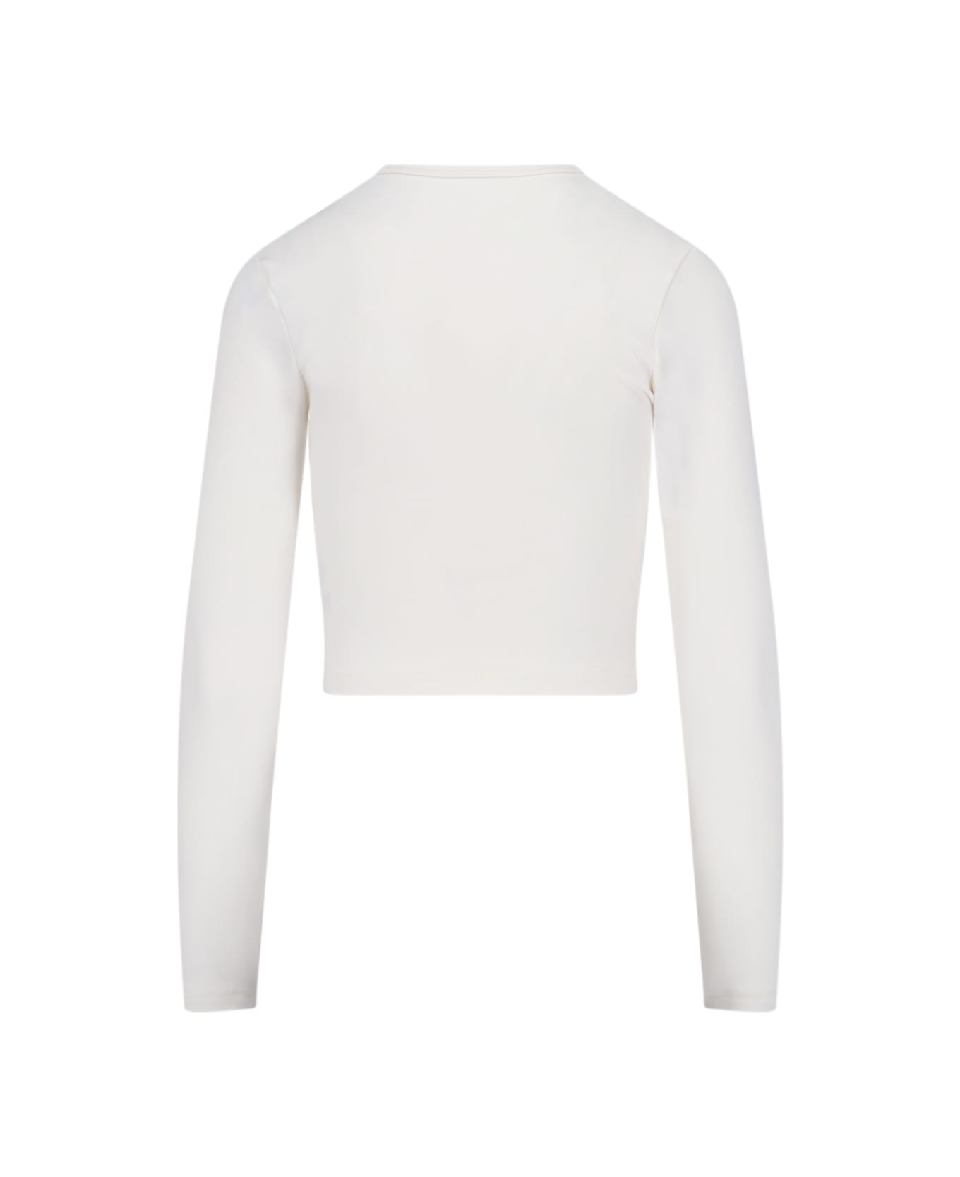Jil Sander Logo Crop T-shirt - White