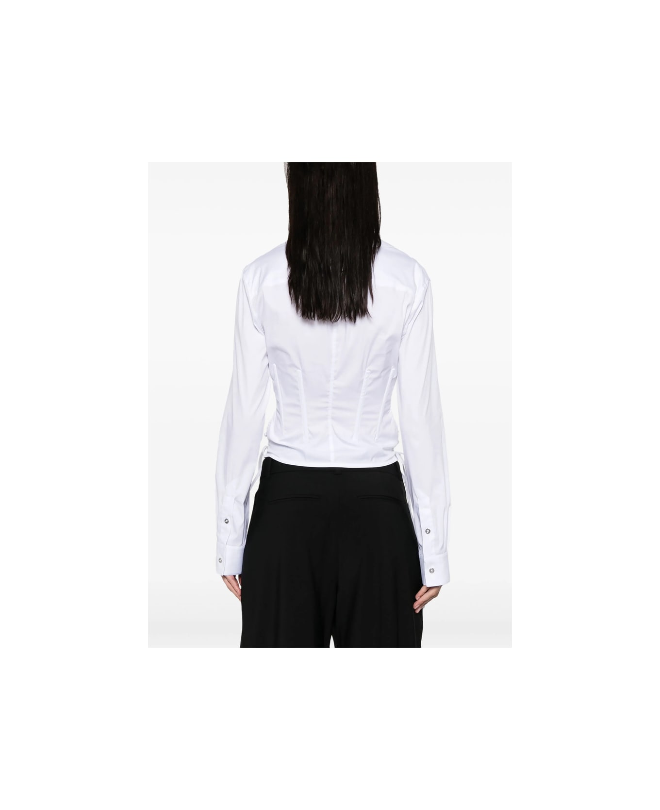 Mugler Top - WHITE