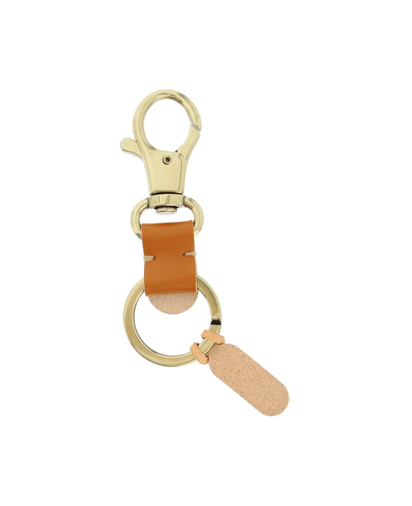 Il Bisonte Key Ring With Clasp - CARAMEL (Brown)