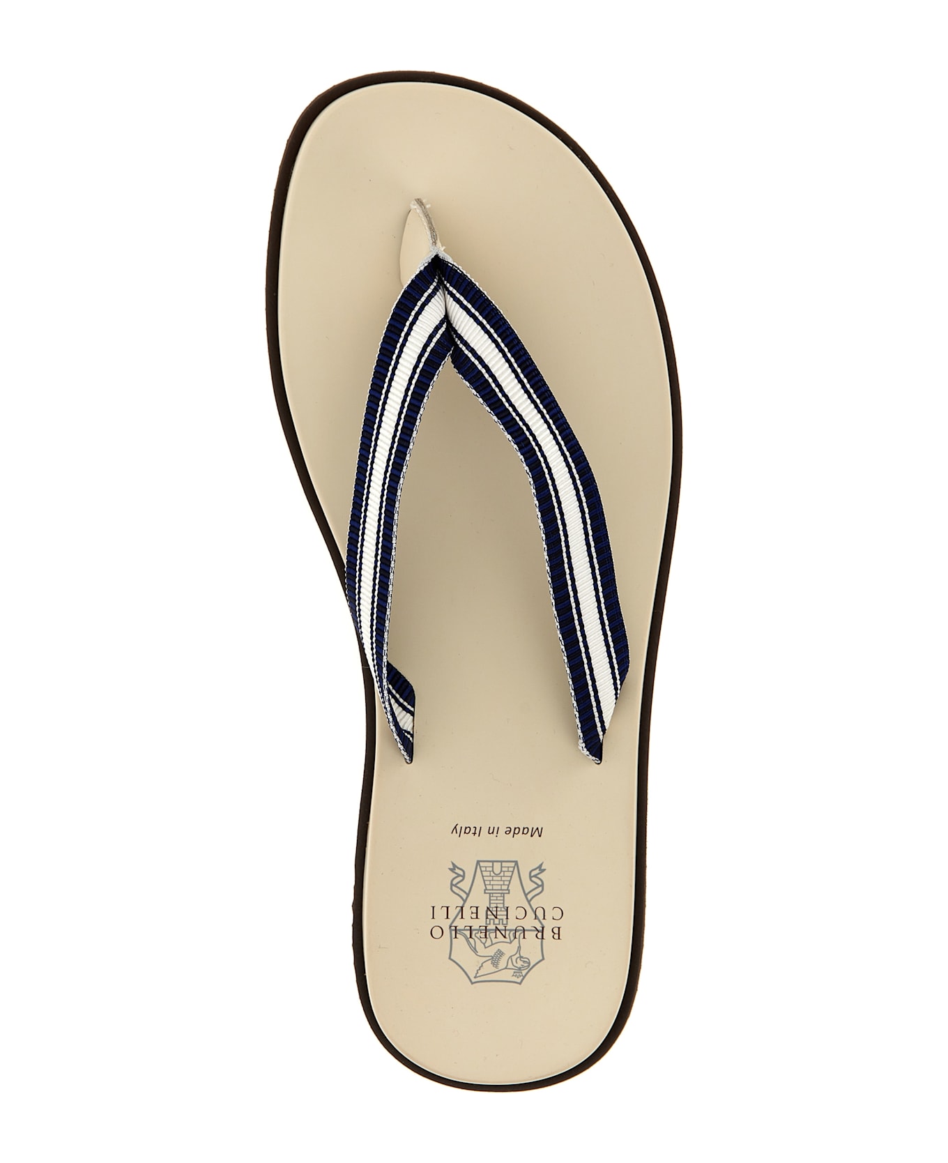 Brunello Cucinelli 'pool Slide' Sandals - Multicolor