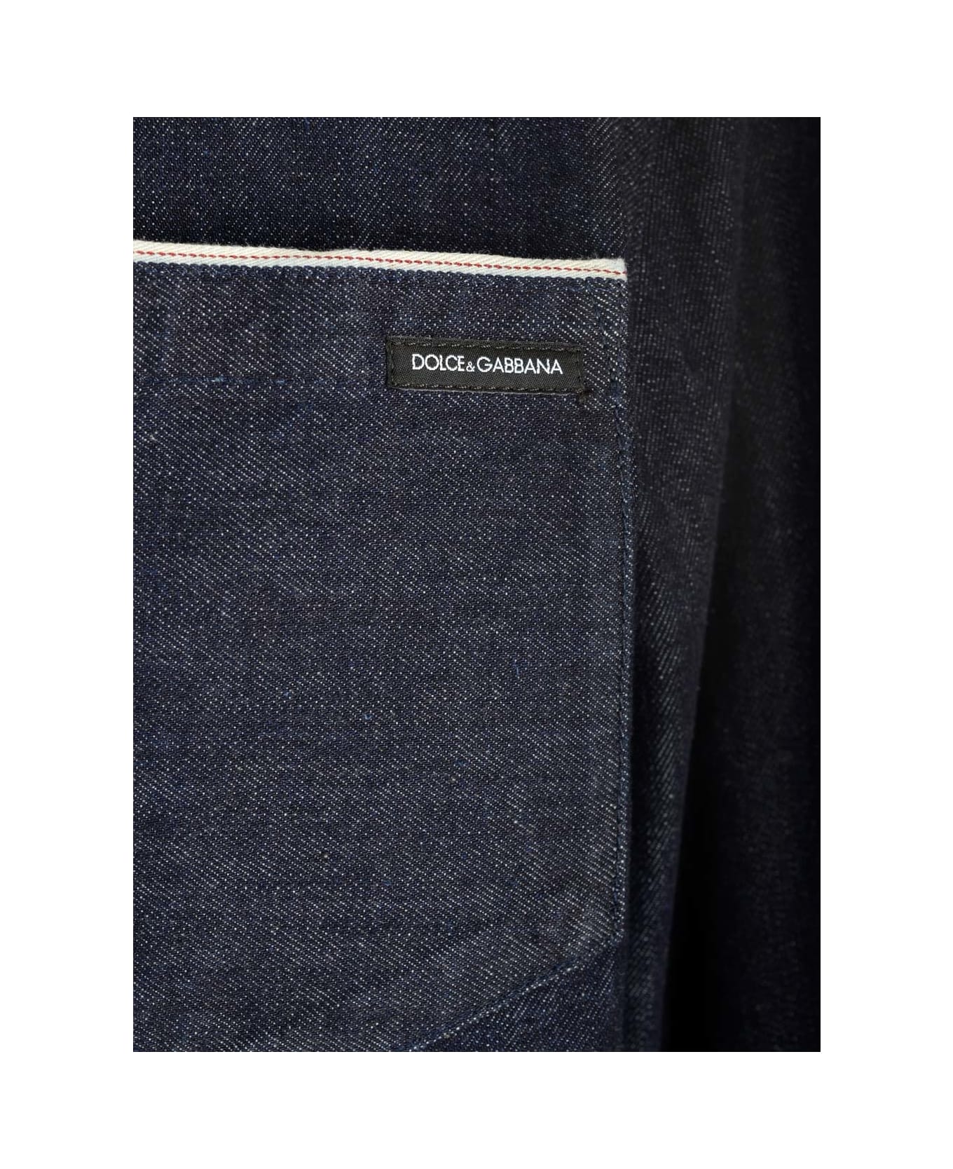 Dolce 
Gabbana Shirt With Italian Collar - Black
