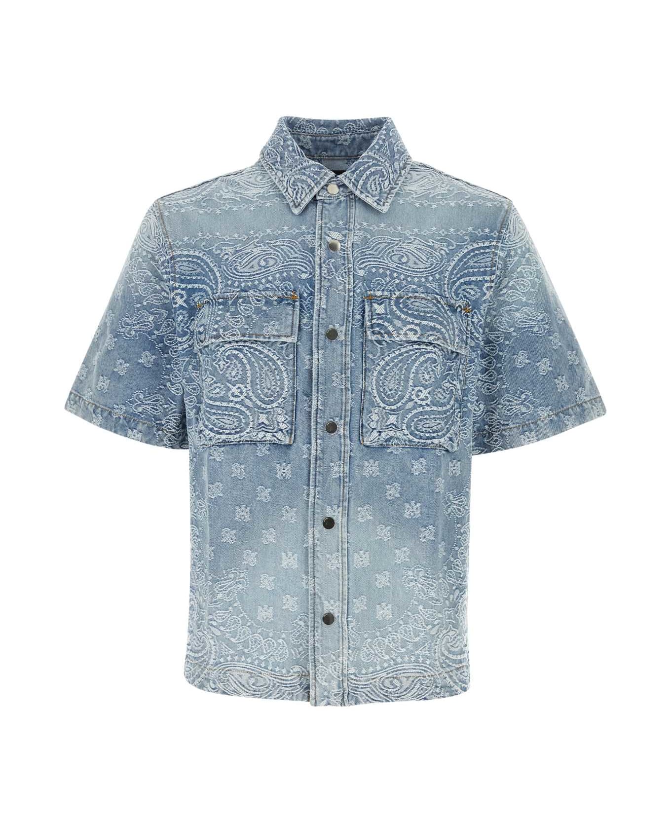 AMIRI Embroidered Denim Shirt - PERFECTINDIGO シャツ