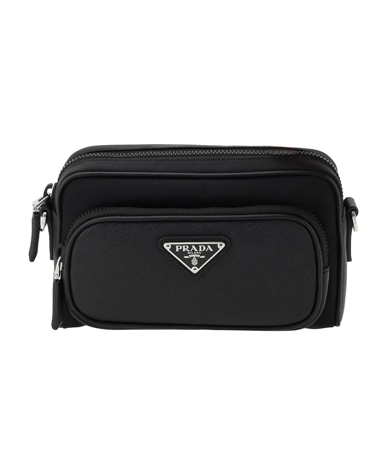 Prada Leather Shoulder Bag - Nero