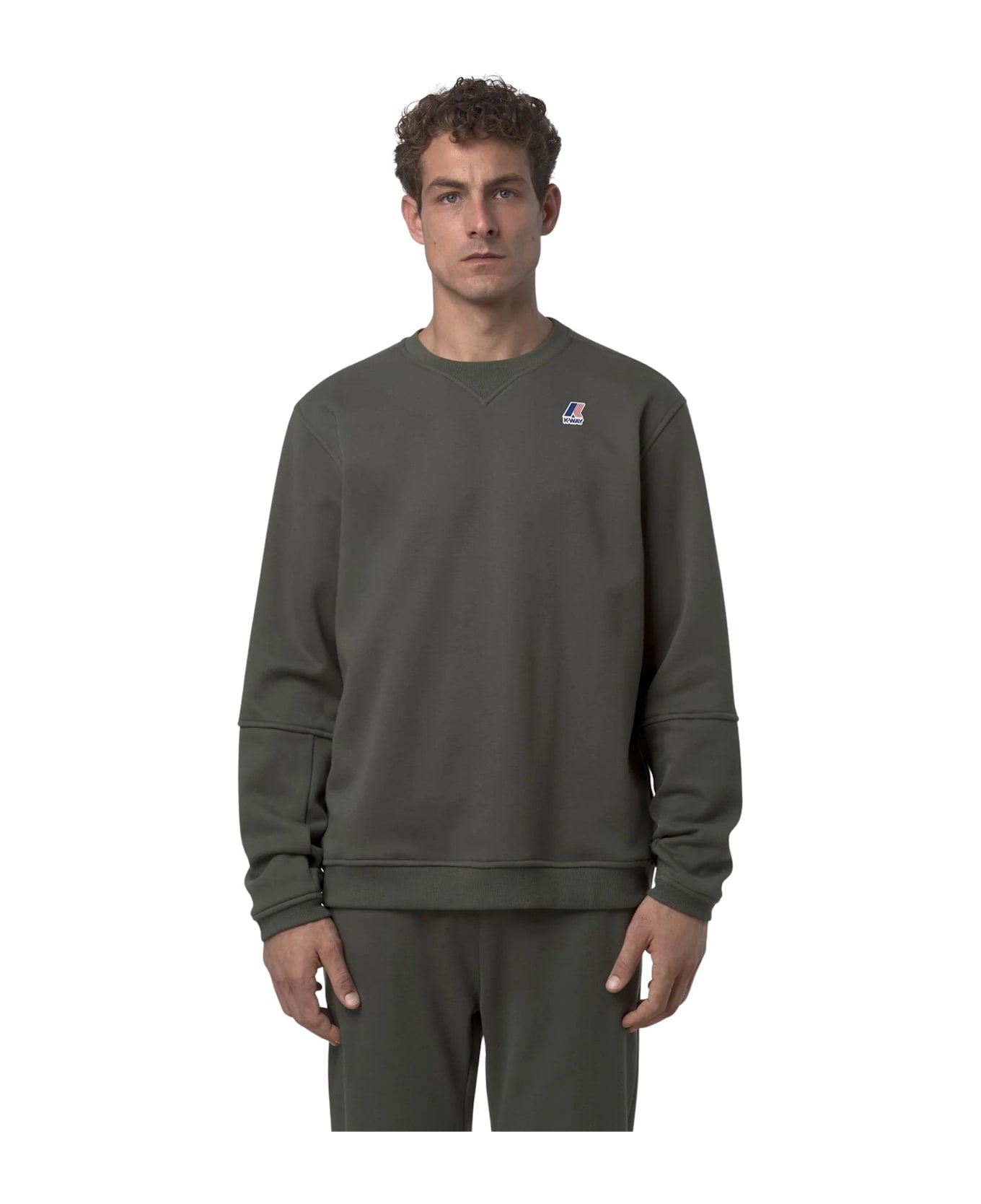 K-Way Nael Brushed Pc - Wmr Green Blackish