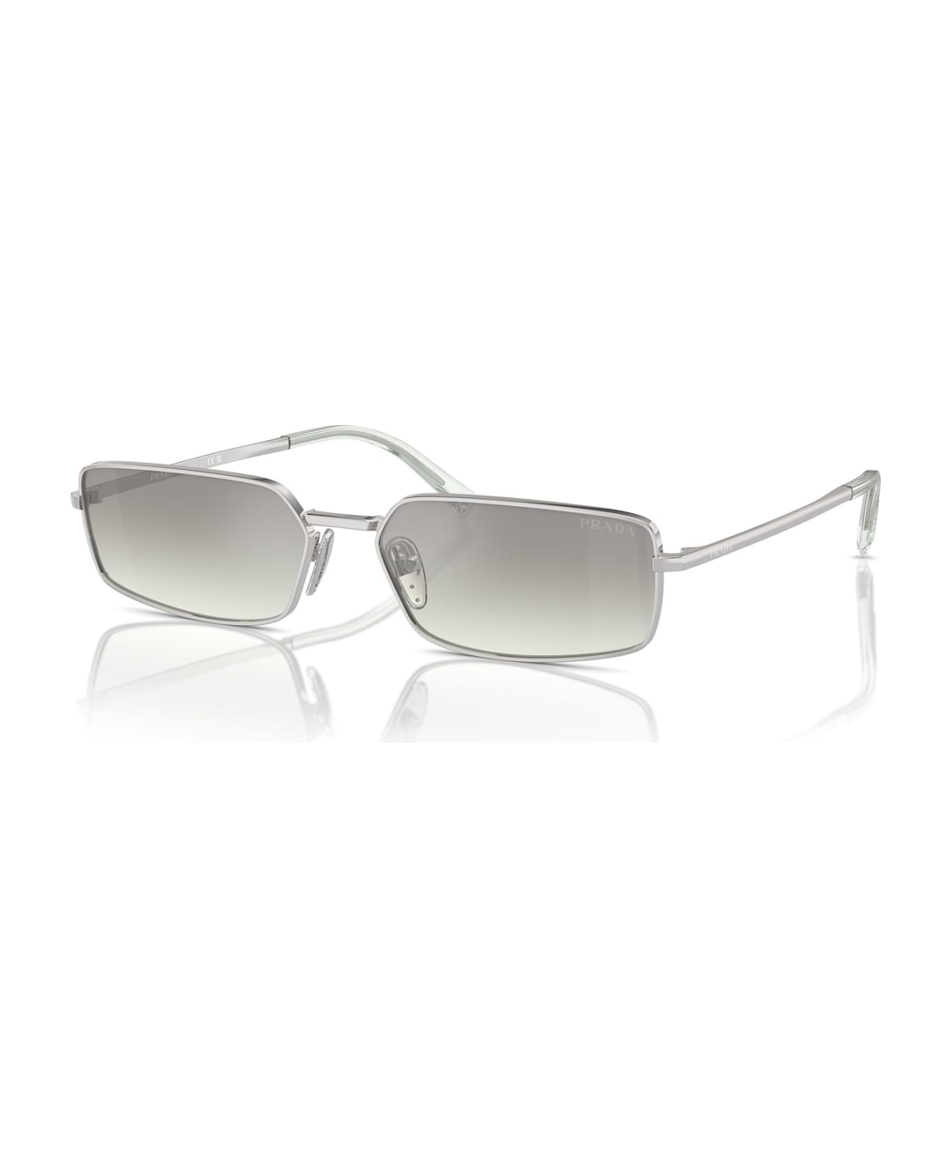 Prada Eyewear Pr A60s Silver Sunglasses - Silver
