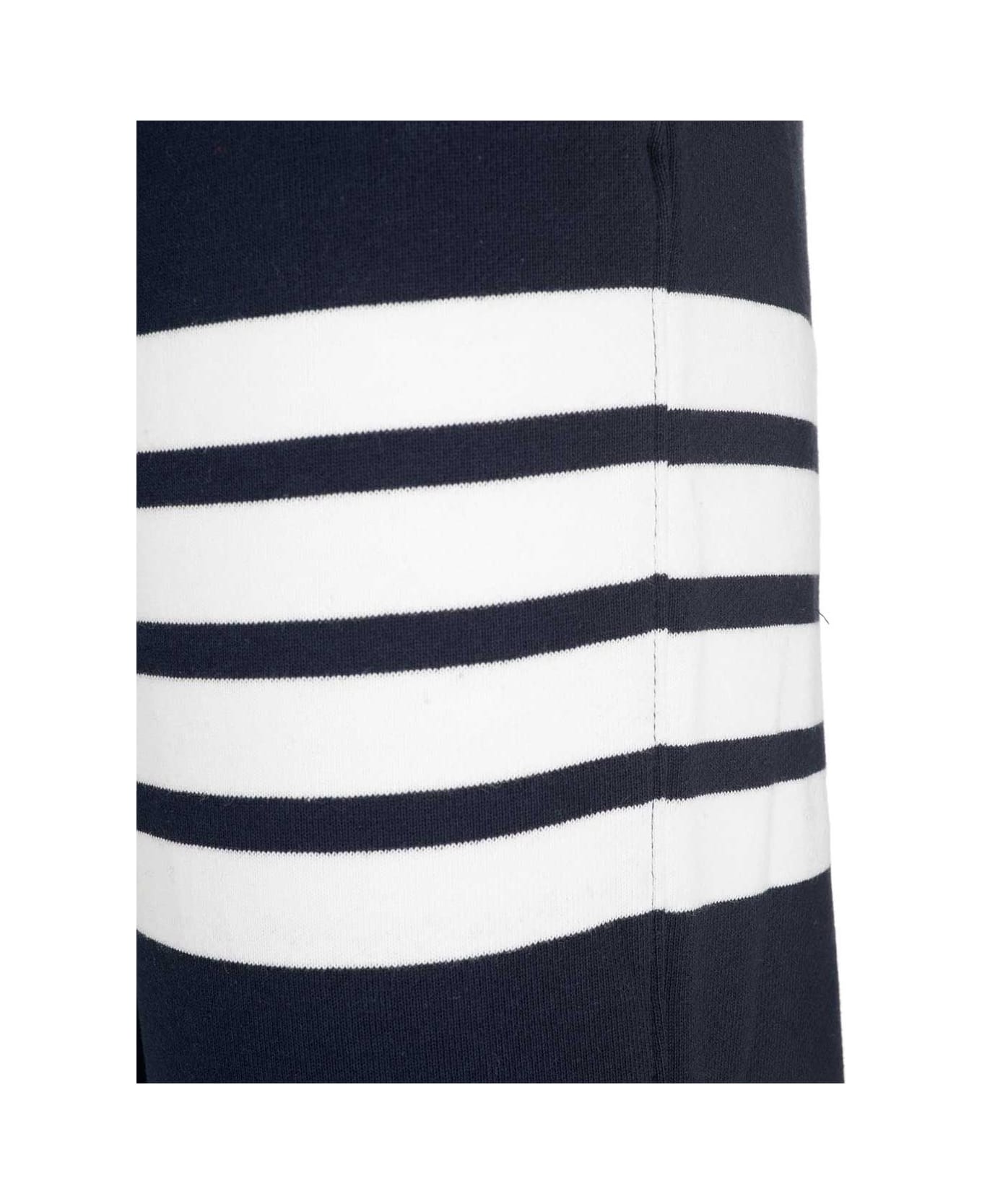 Thom Browne Blue '4-bar' Sweatpants - navy