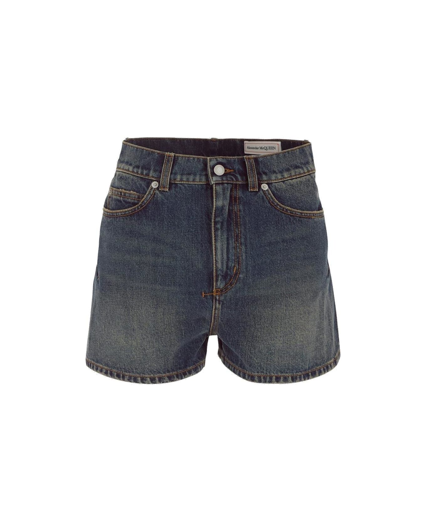 Alexander McQueen Denim Shorts - Blu