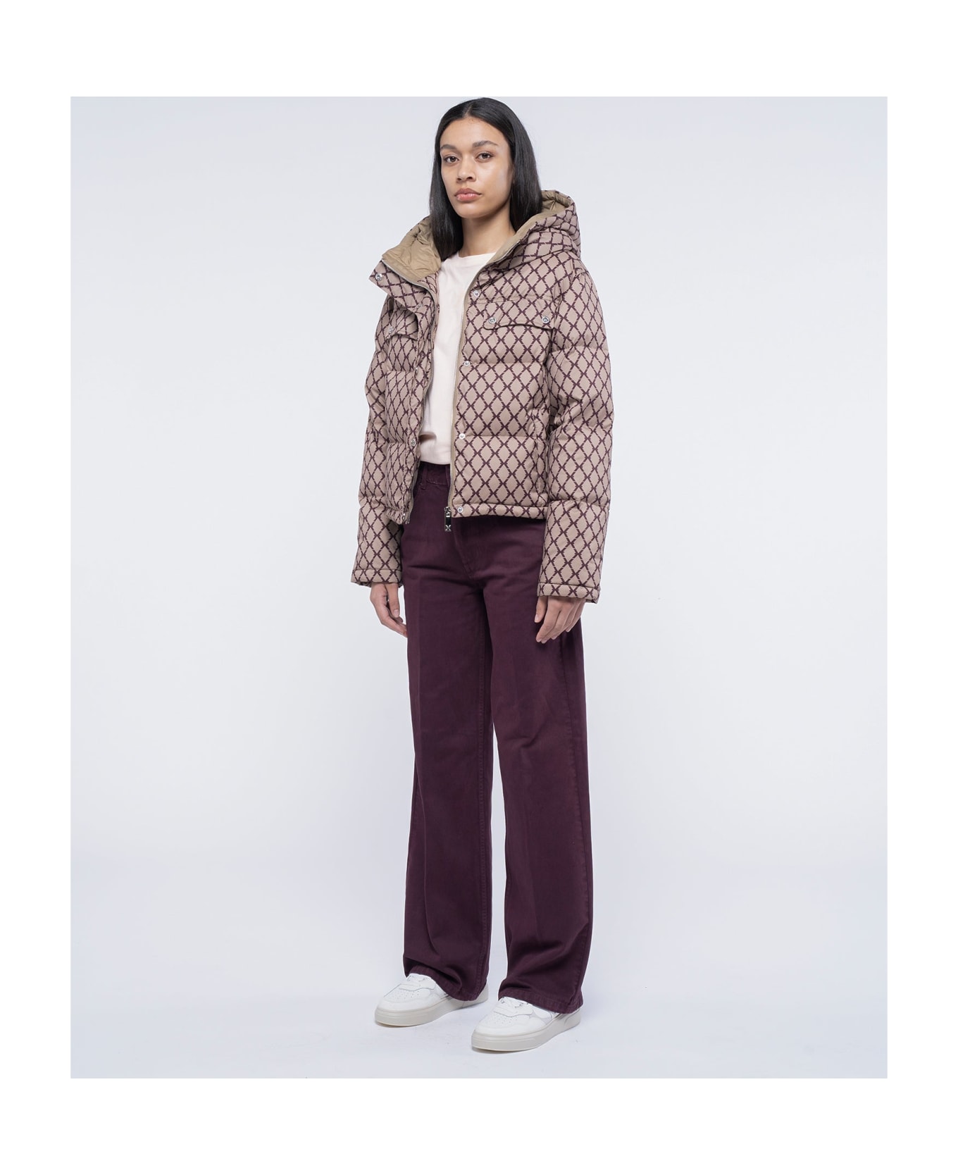 John Richmond Short Down Jacket With Hood - FANTASIA