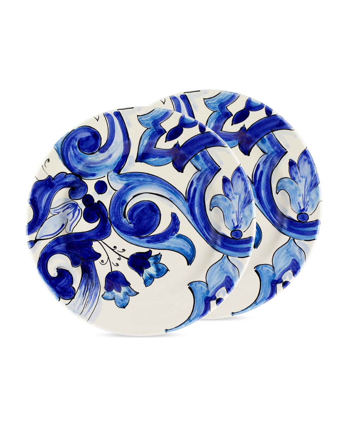 Dolce & Gabbana Set 2 Fruit Plates - Blu