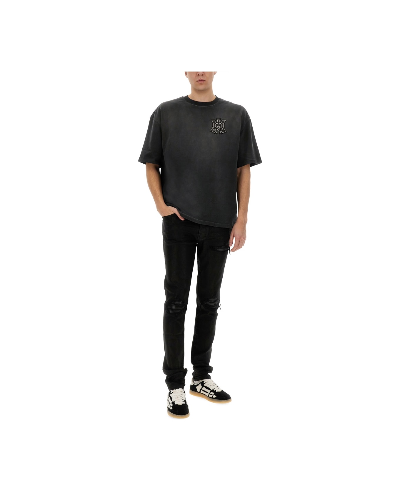 AMIRI "mx1 Waxed" Jeans - BLACK