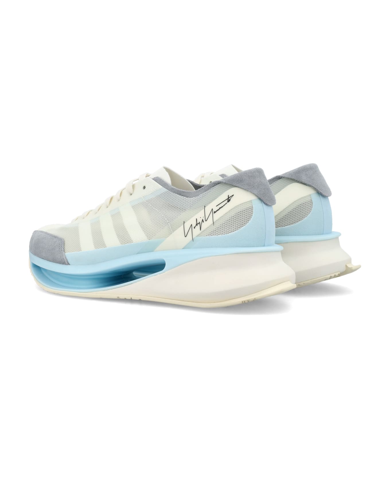 Y-3 Gendo Run Sneakers - LIGHT BLUE WHITE