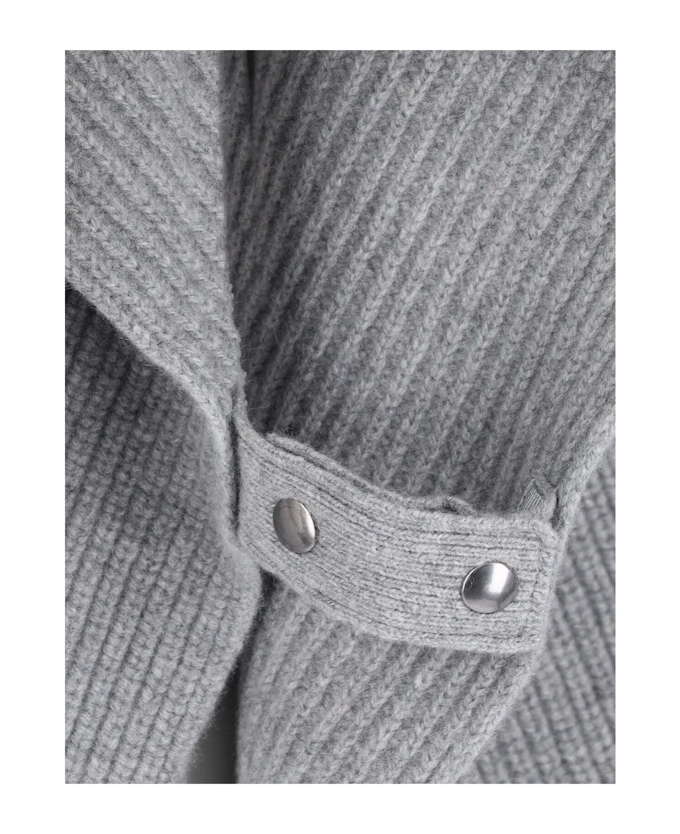 Stella McCartney Virgin Wool And Cashmere Cape - Gray