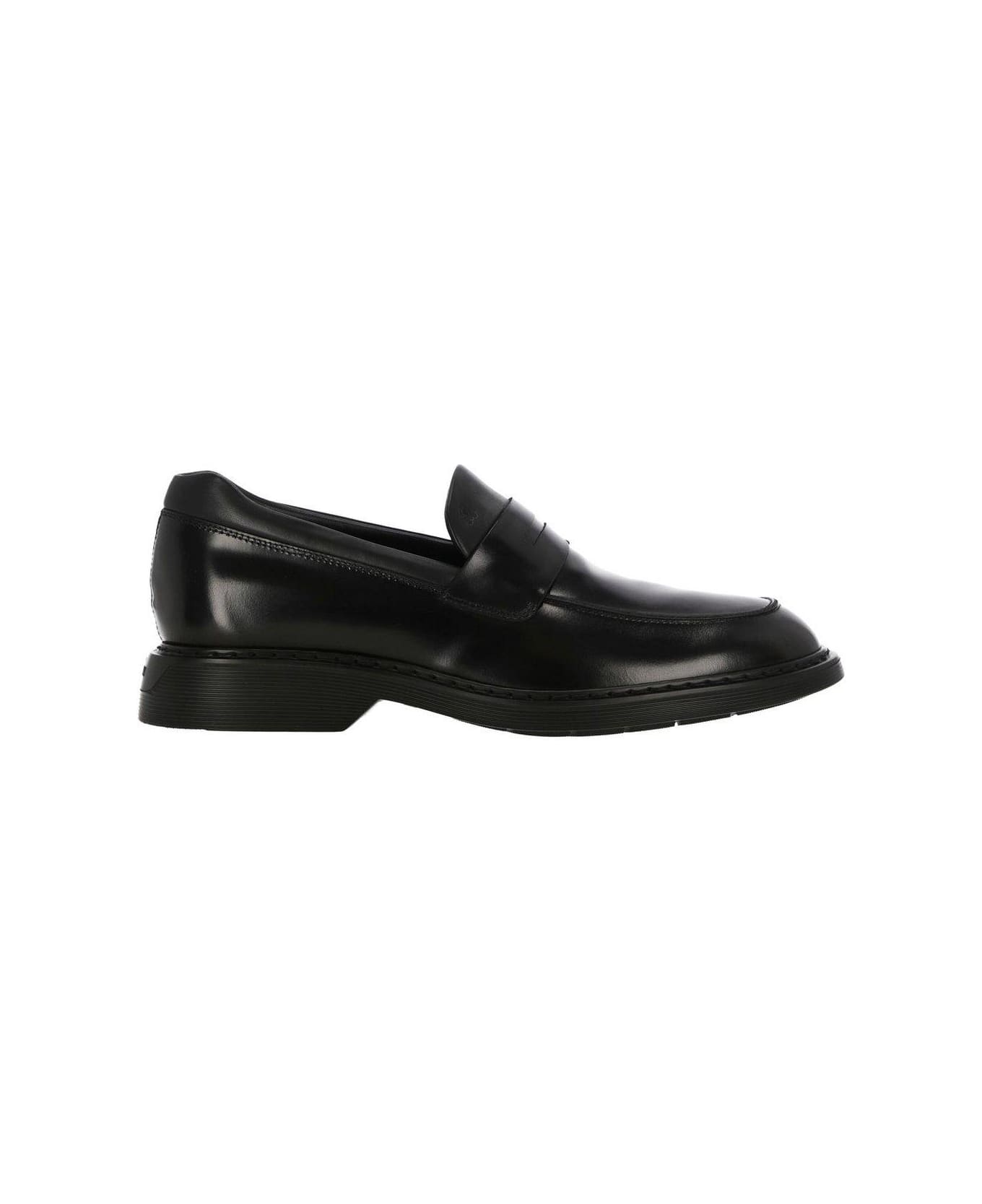 Hogan H576 Slip-on Loafers - Black