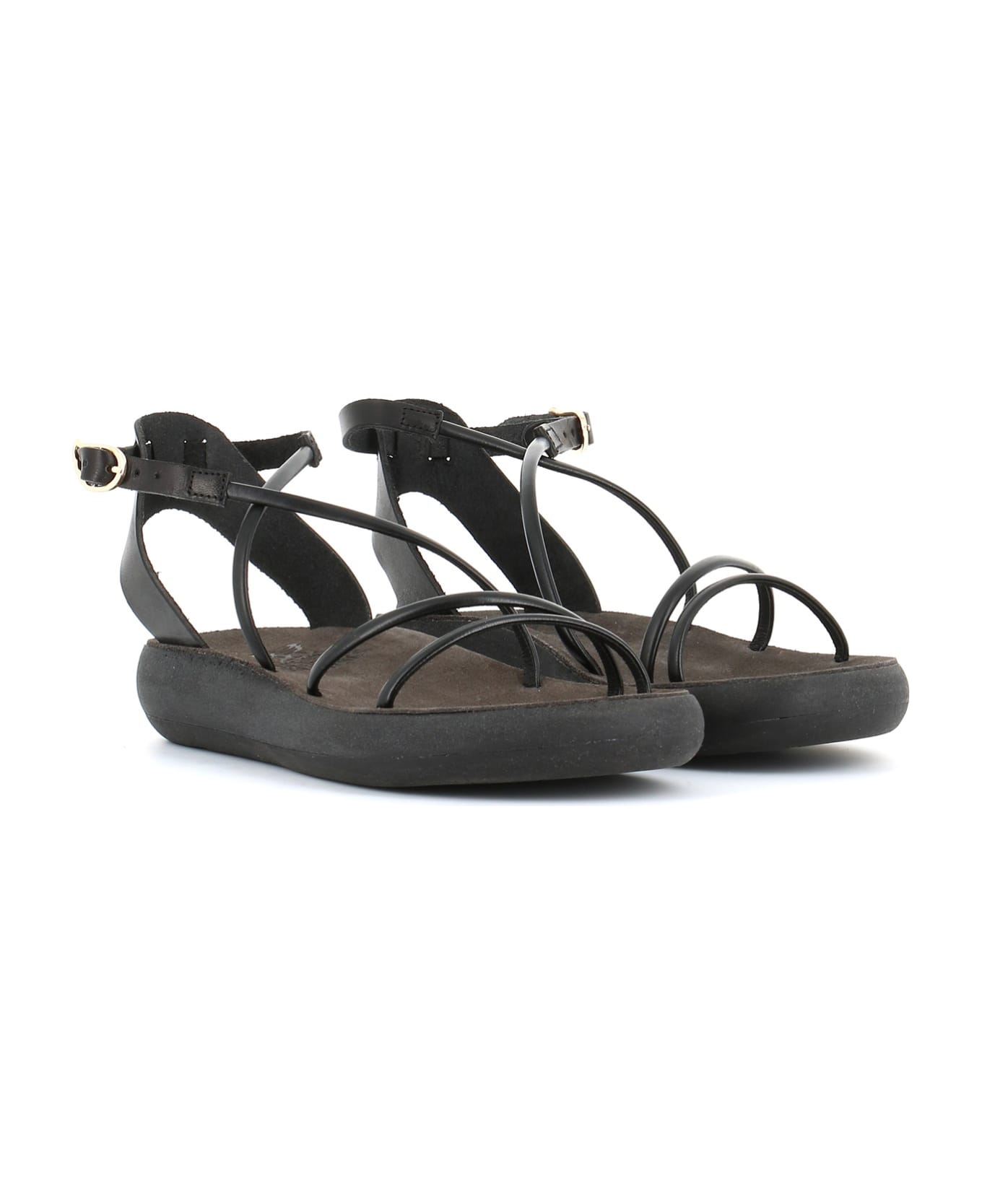Ancient Greek Sandals Sandals Anastasia - Black