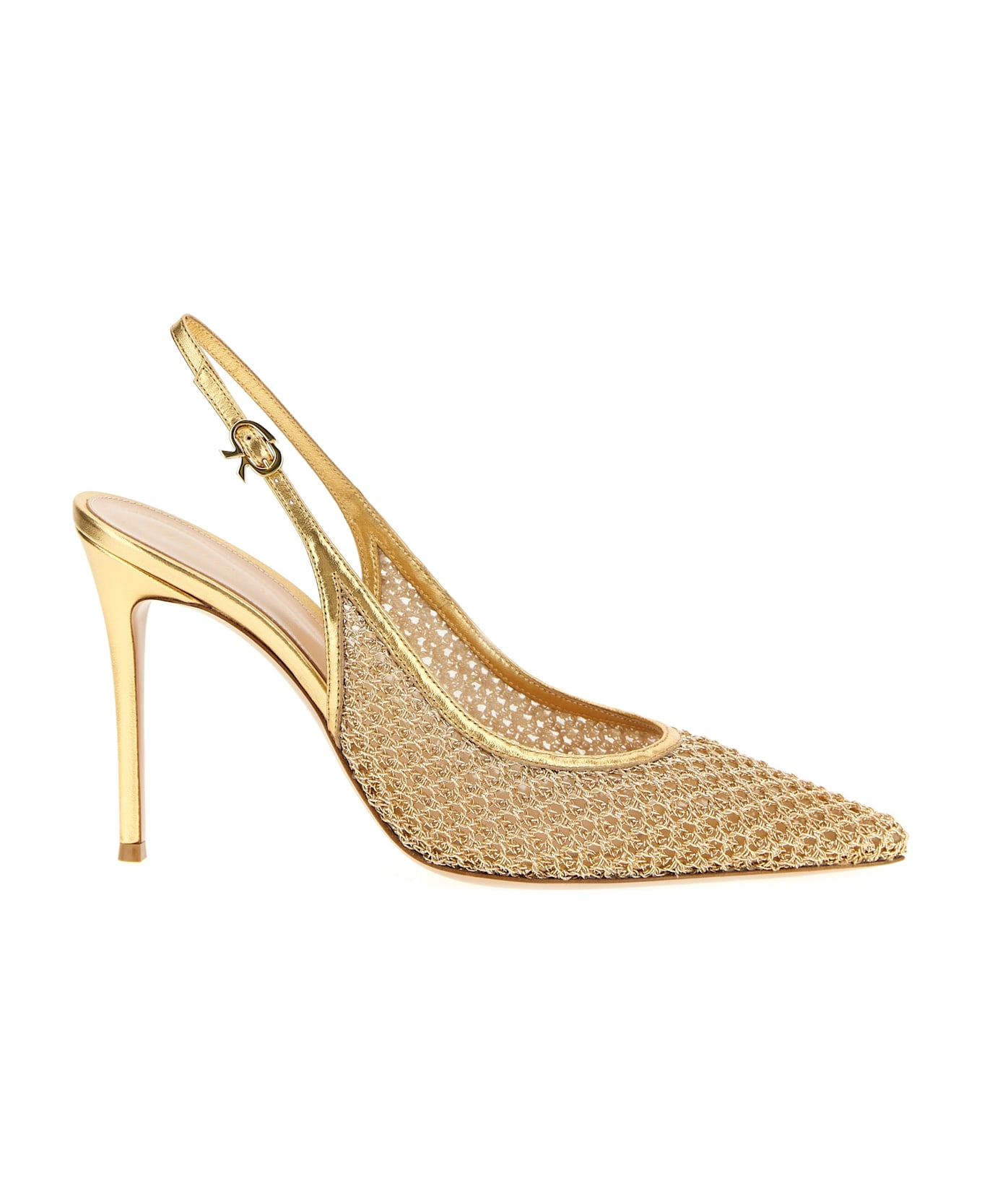 Gianvito Rossi 'nikki' Slingback - Gold