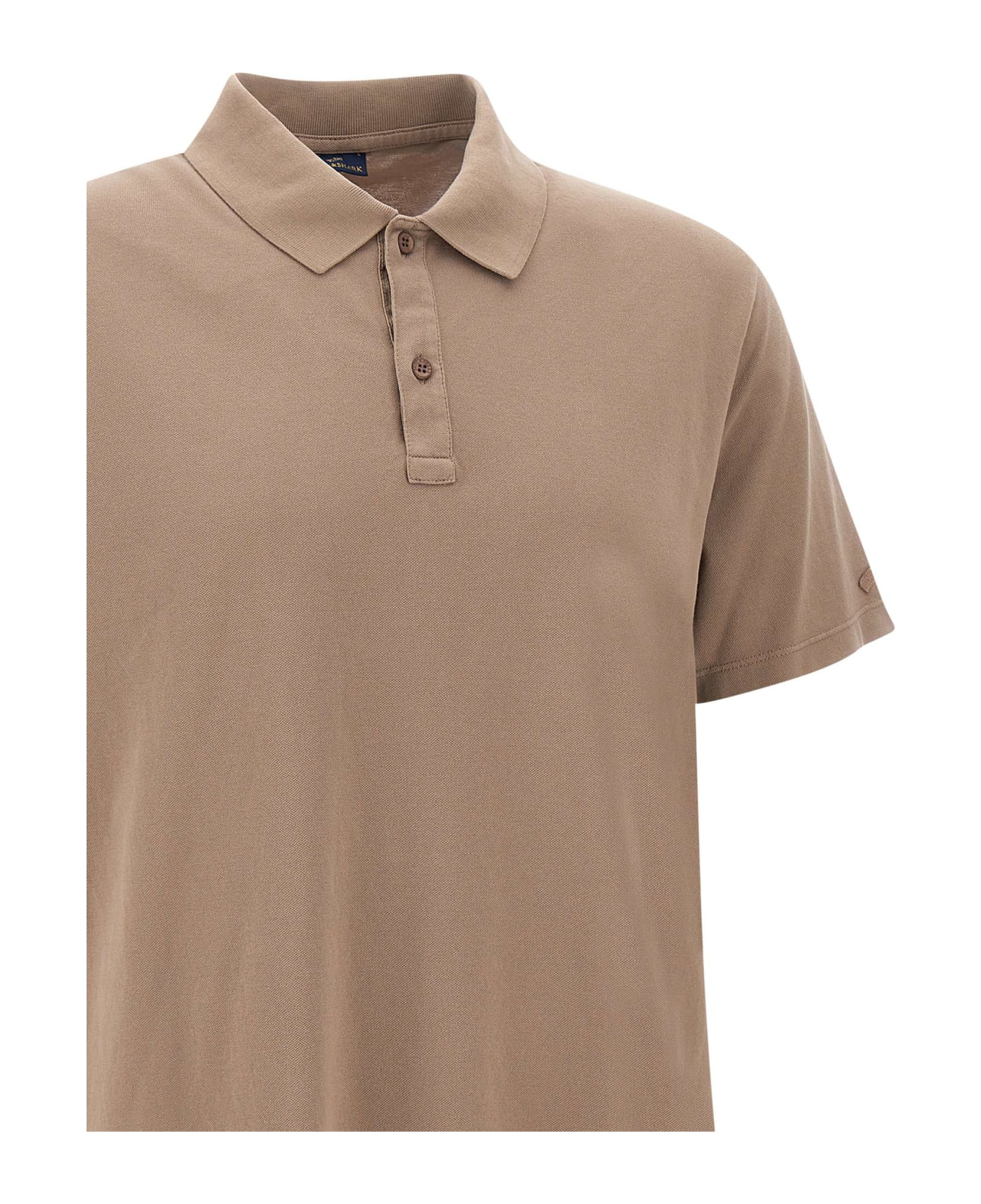 Paul&Shark Cotton Polo Shirt - BEIGE ポロシャツ