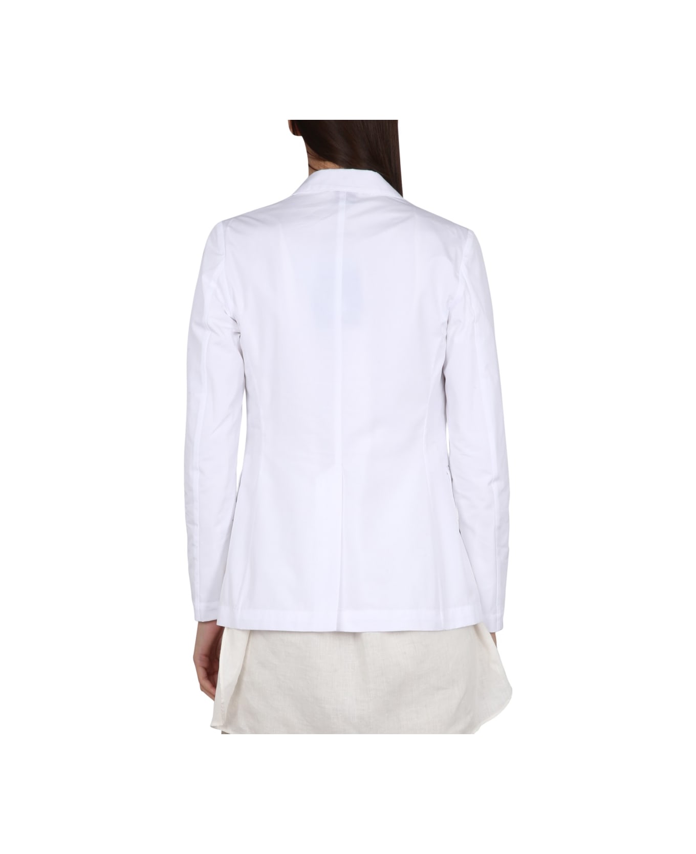 Aspesi V-neck Jacket - WHITE