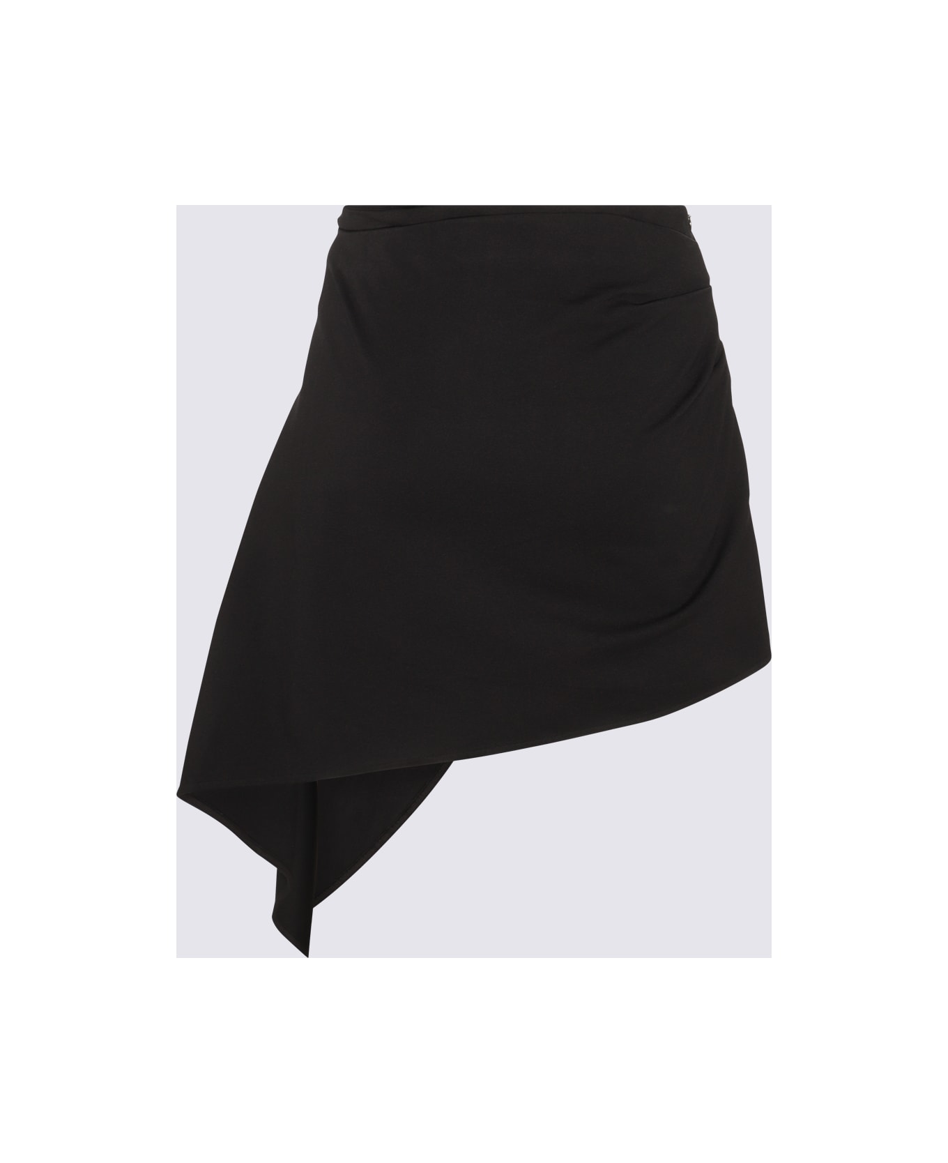 GAUGE81 Black Viscose Rivera Mini Skirt - Black スカート