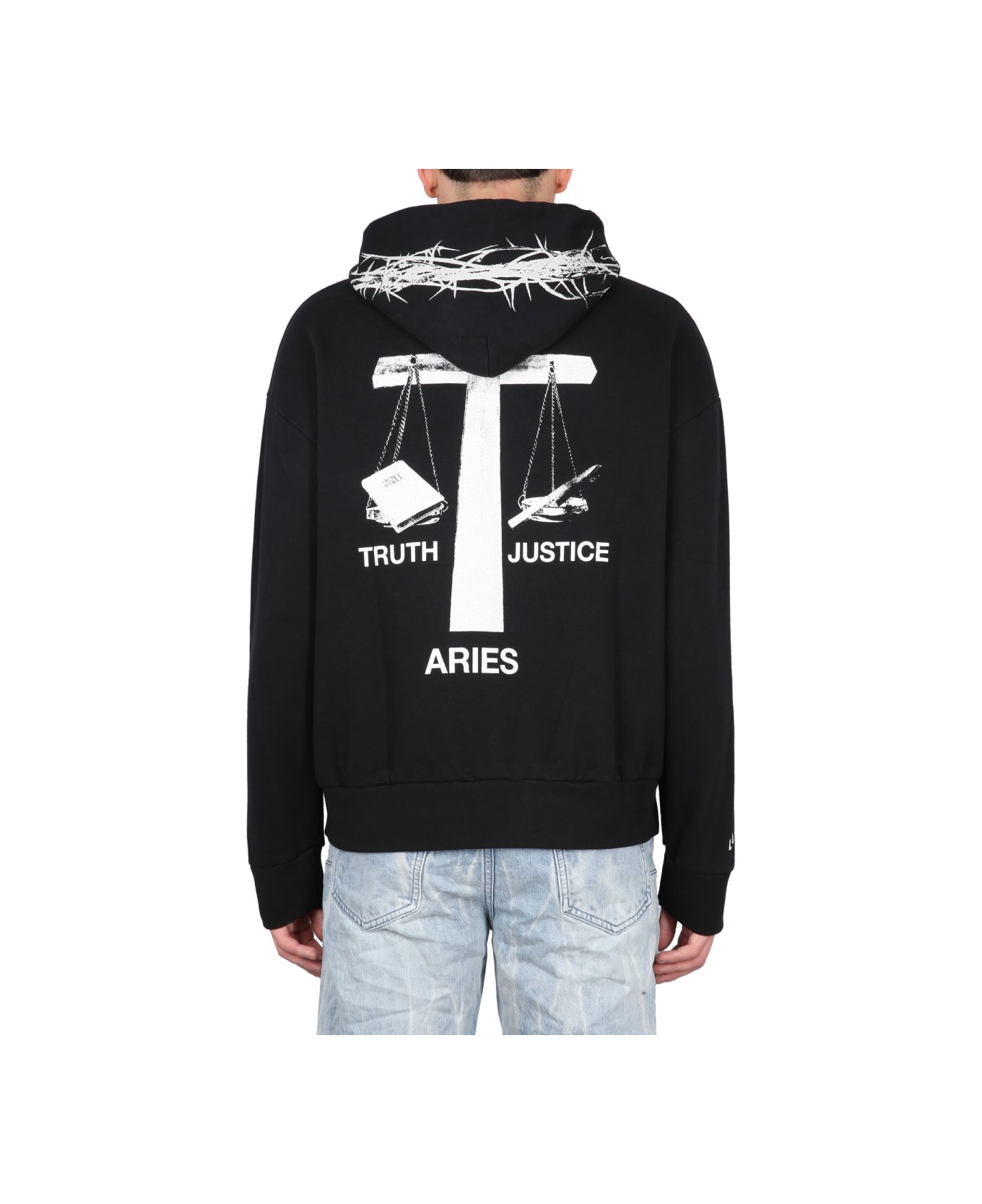 Aries Hoodie - BLACK