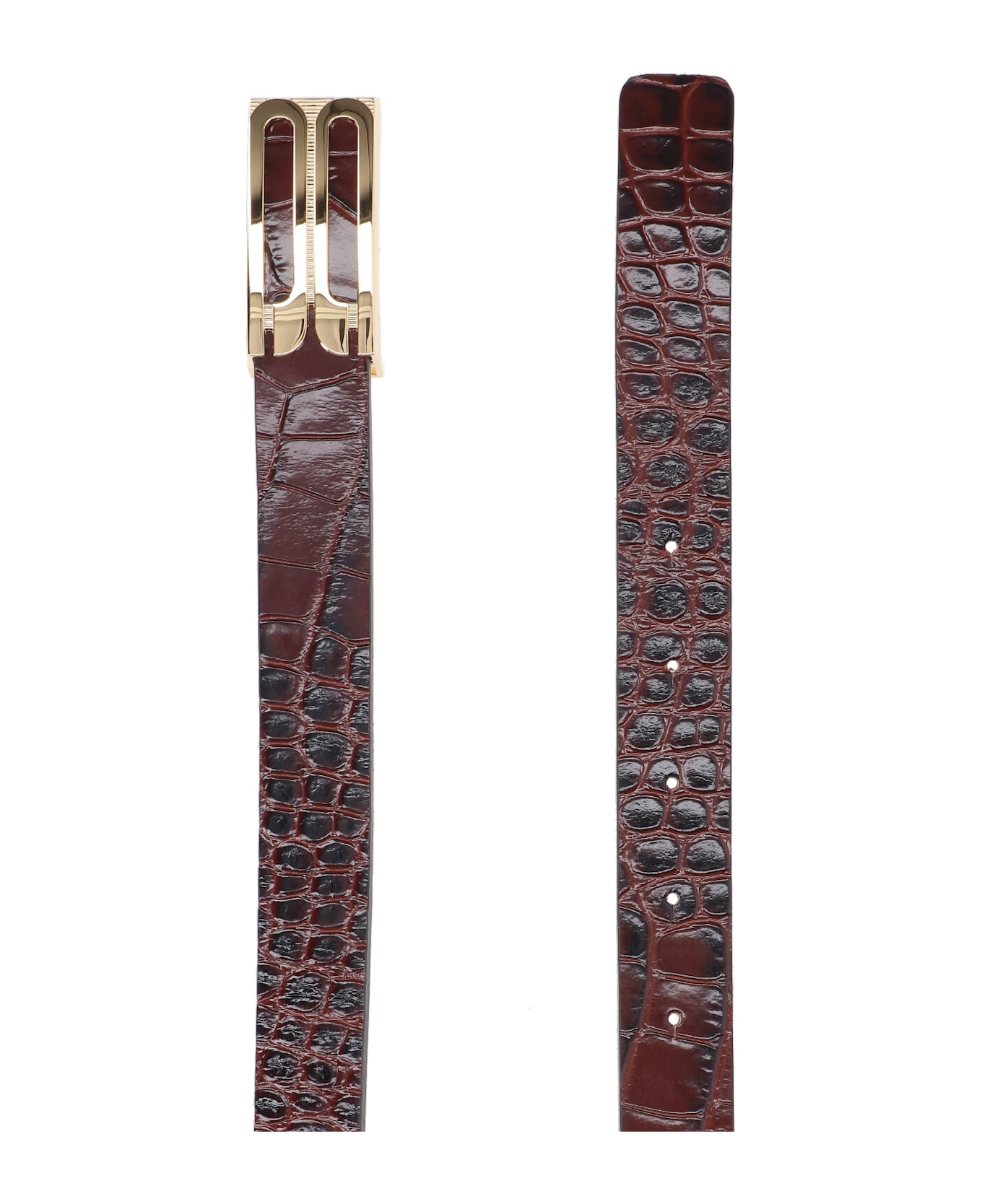 Victoria Beckham 
jumbo Frame
 Belt - Brown