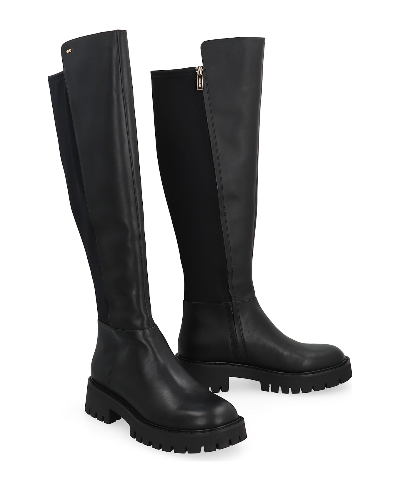 MICHAEL Michael Kors Asher Leather Boots - black