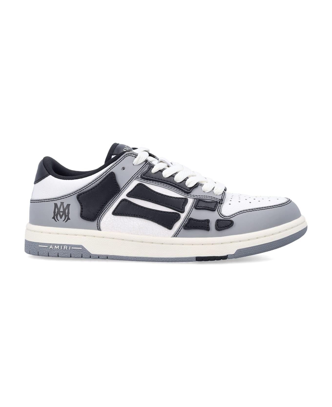 AMIRI Varsity Skel Top Low Woman
s Sneakers - BLACK