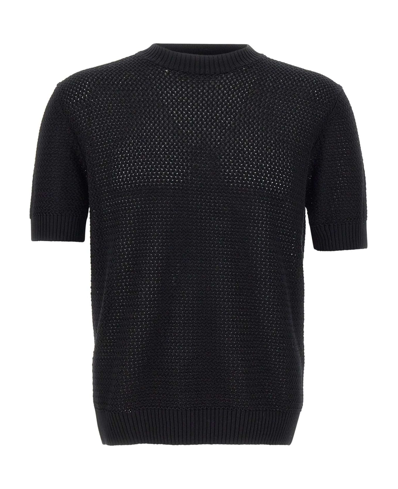 Filippo De Laurentiis Cotton Sweater - BLACK