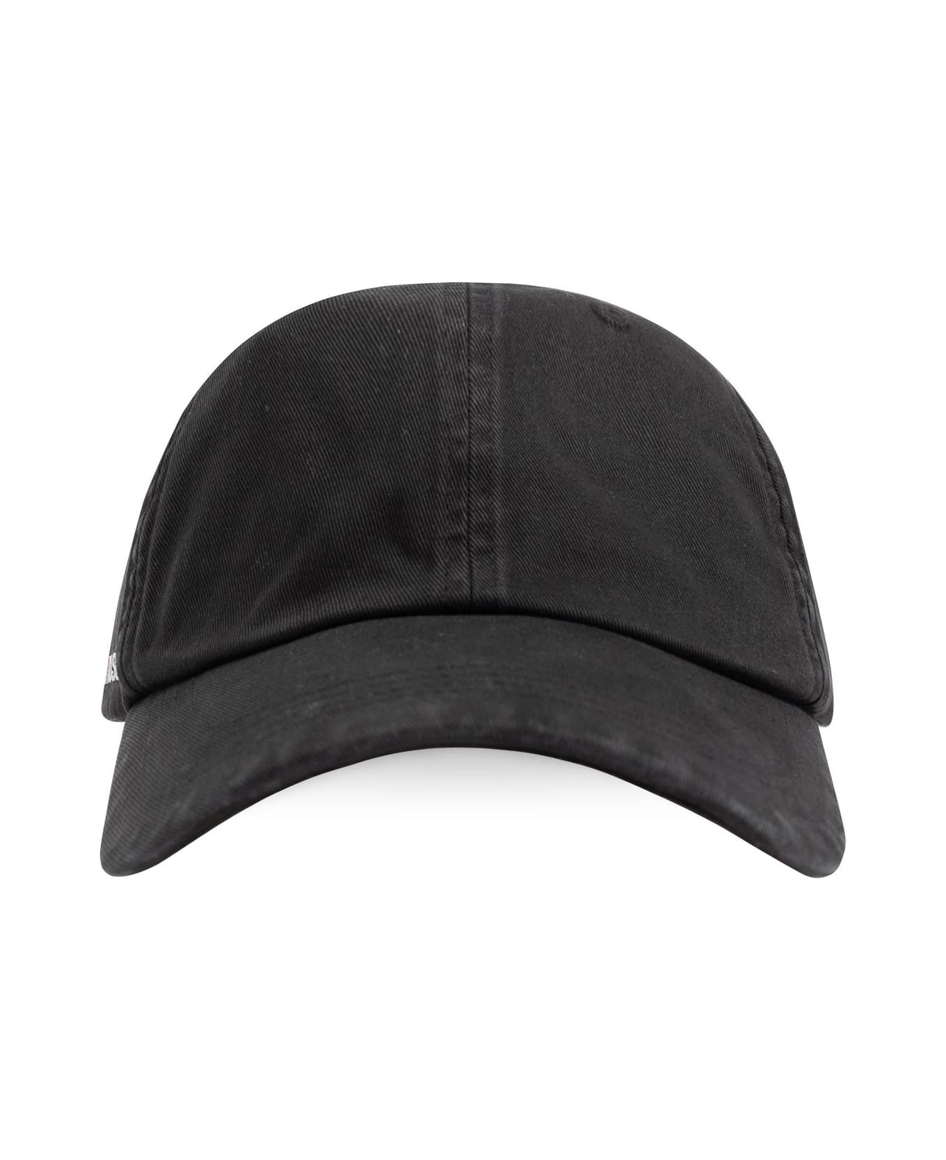 Acne Studios Baseball Cap With Logo - Black 帽子