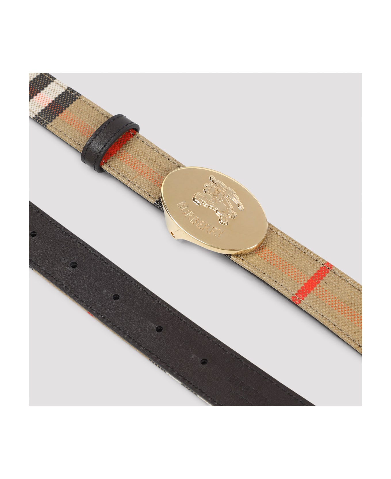 Burberry Knight Stamp Belt - NEUTRALS